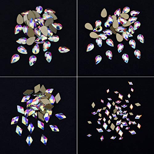 HIGH QUALITY 3D AB RAINBOW DIAMOND GEMSTONE - Flat Back - Image 5