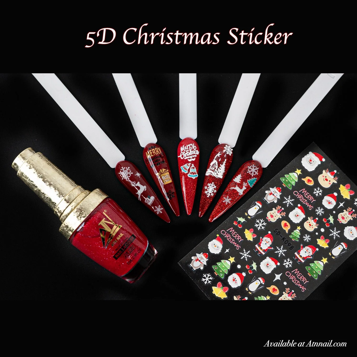 STICKER - 5D CHRISTMAS | Set 2 Pcs - Image 2