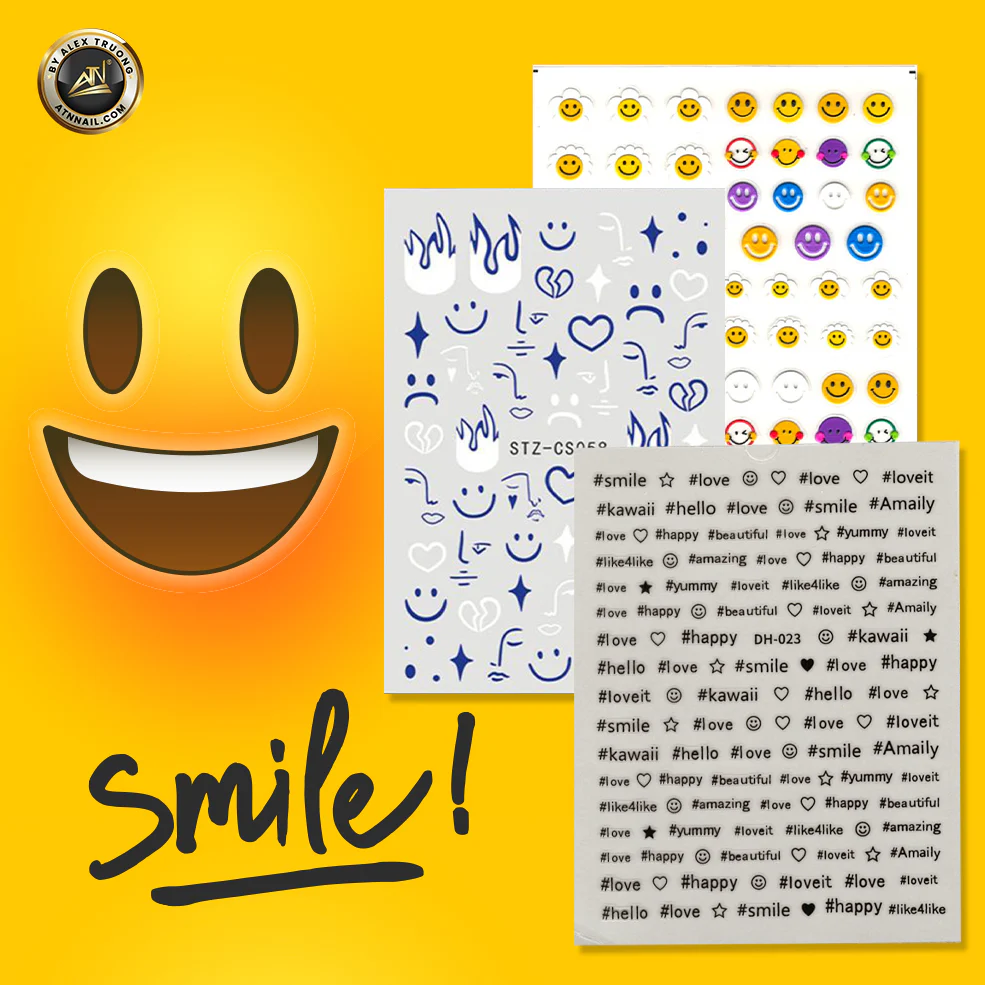STICKER - 5D Smile | SET 3 PCS