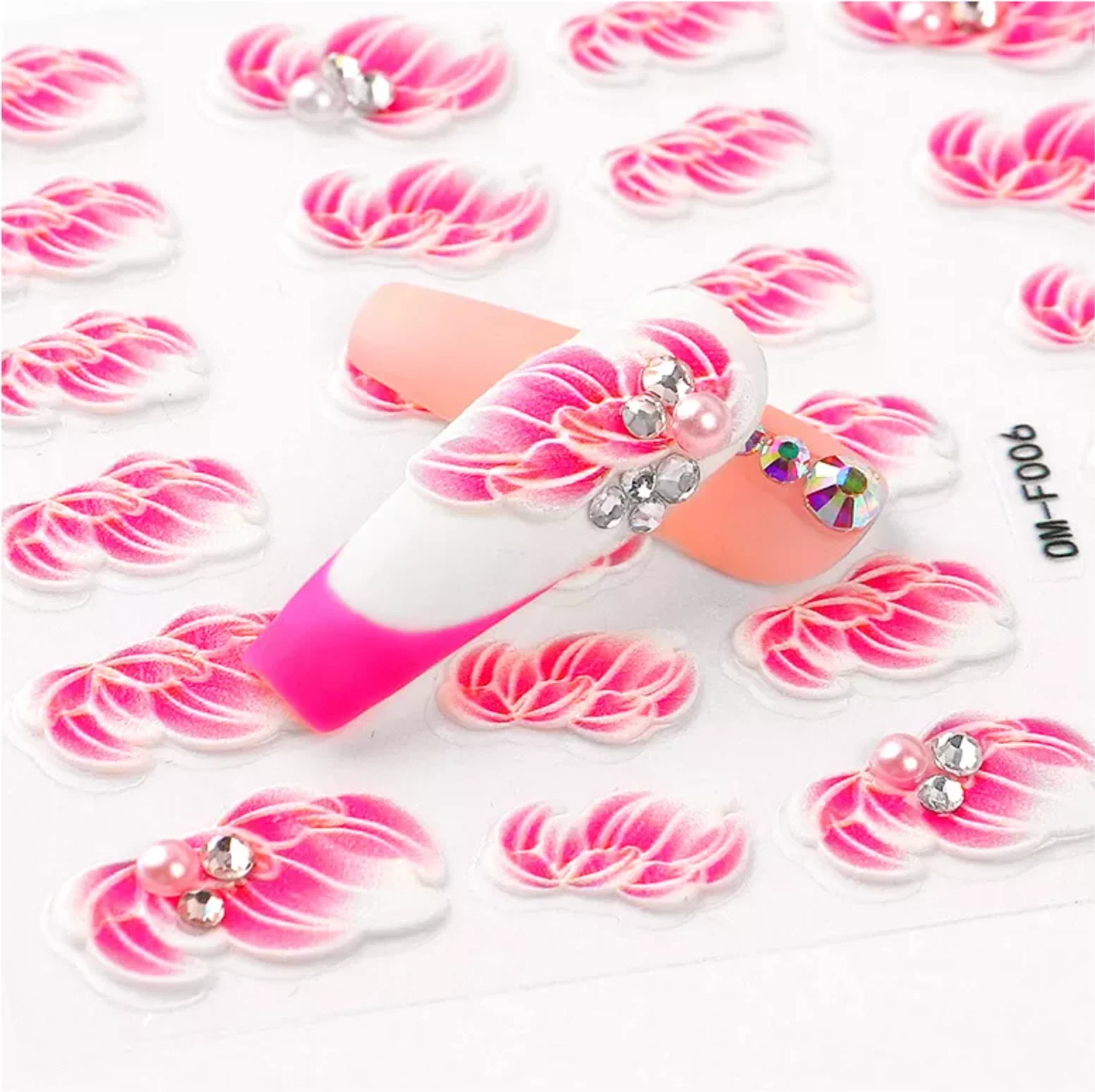 STICKER - 5D FLOWERS | SET 4 PCS - Image 3