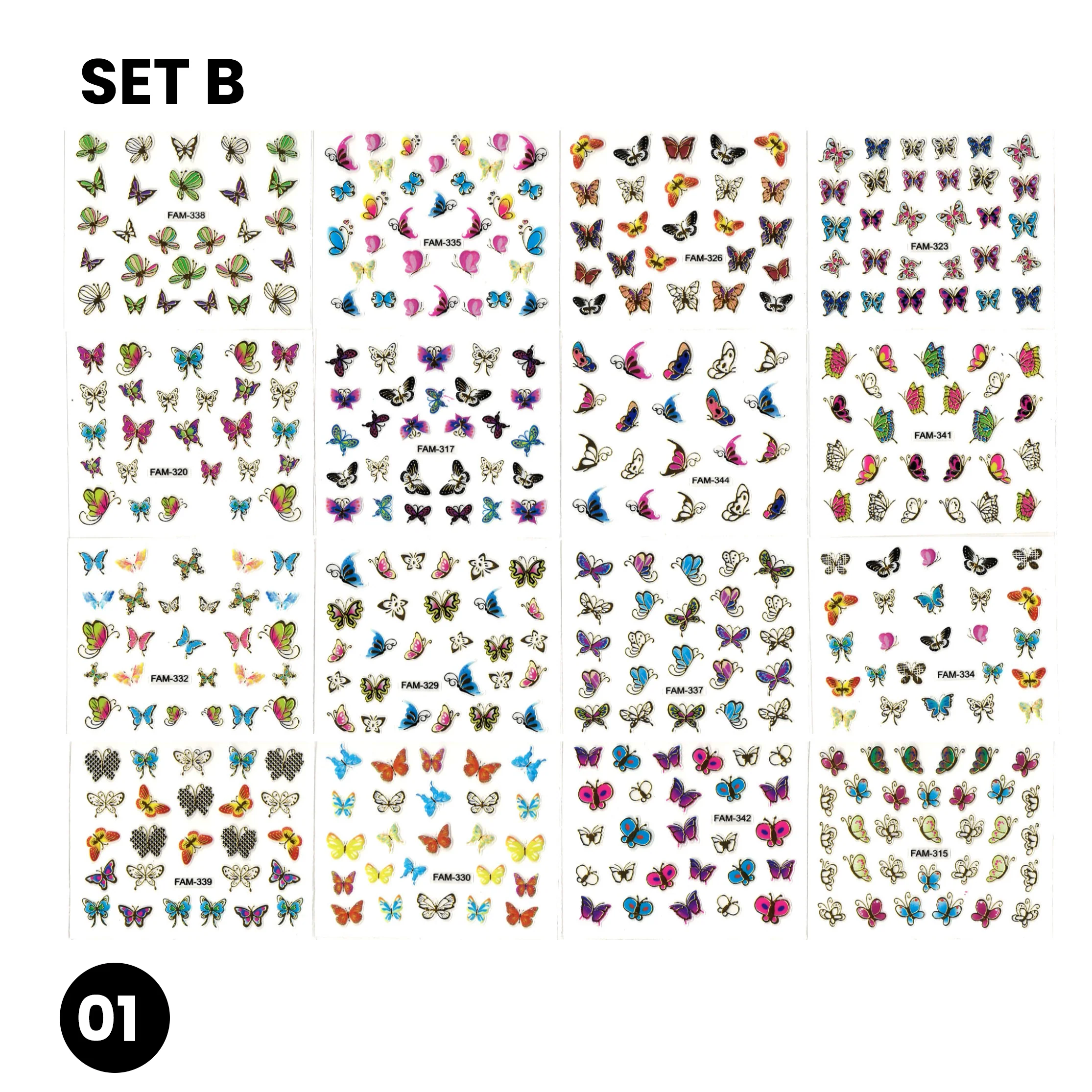 STICKER - 3D MULTIPLE DESIGN | SET 30 PCS - Image 6