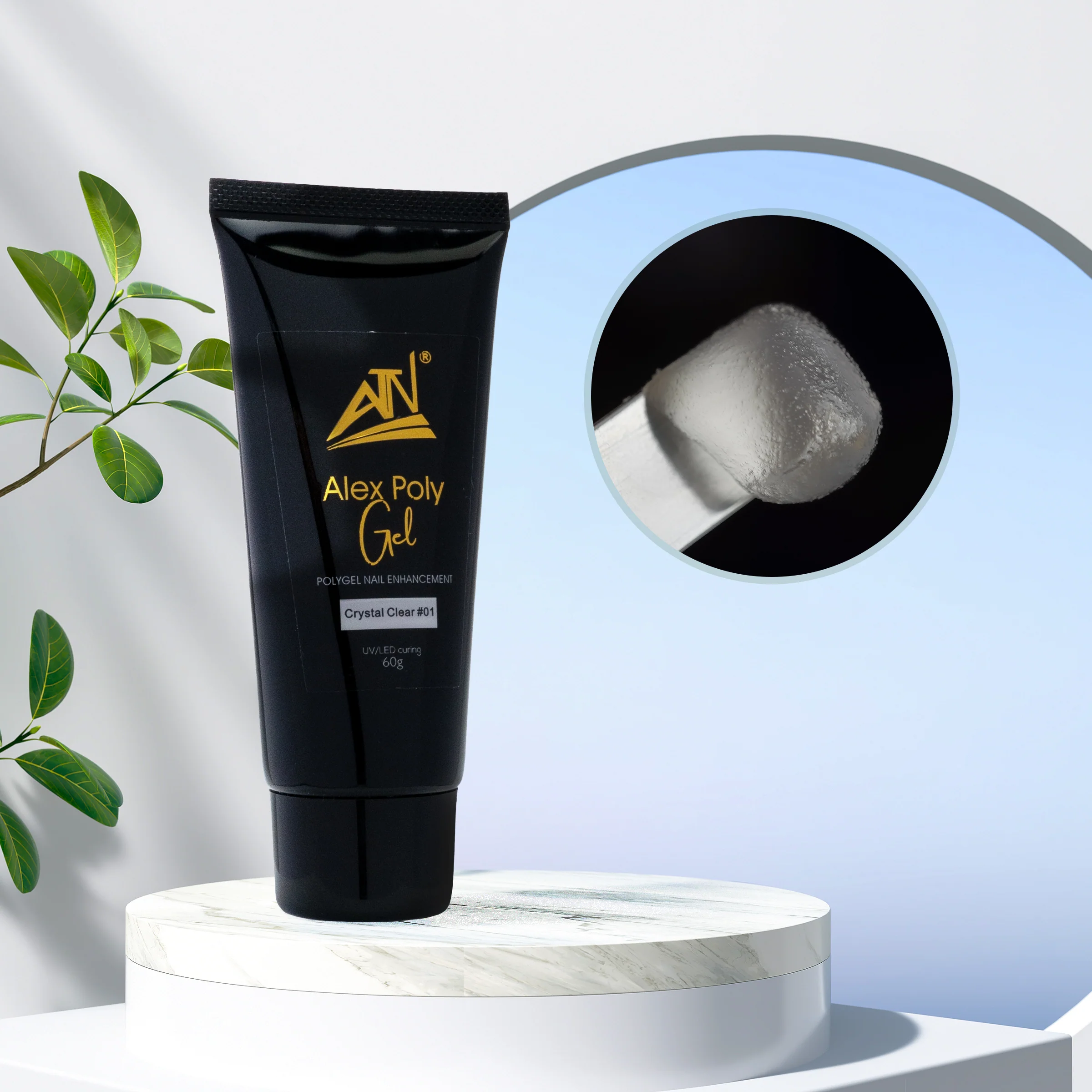 Alex Poly Gel #01 Crystal Clear - Image 2