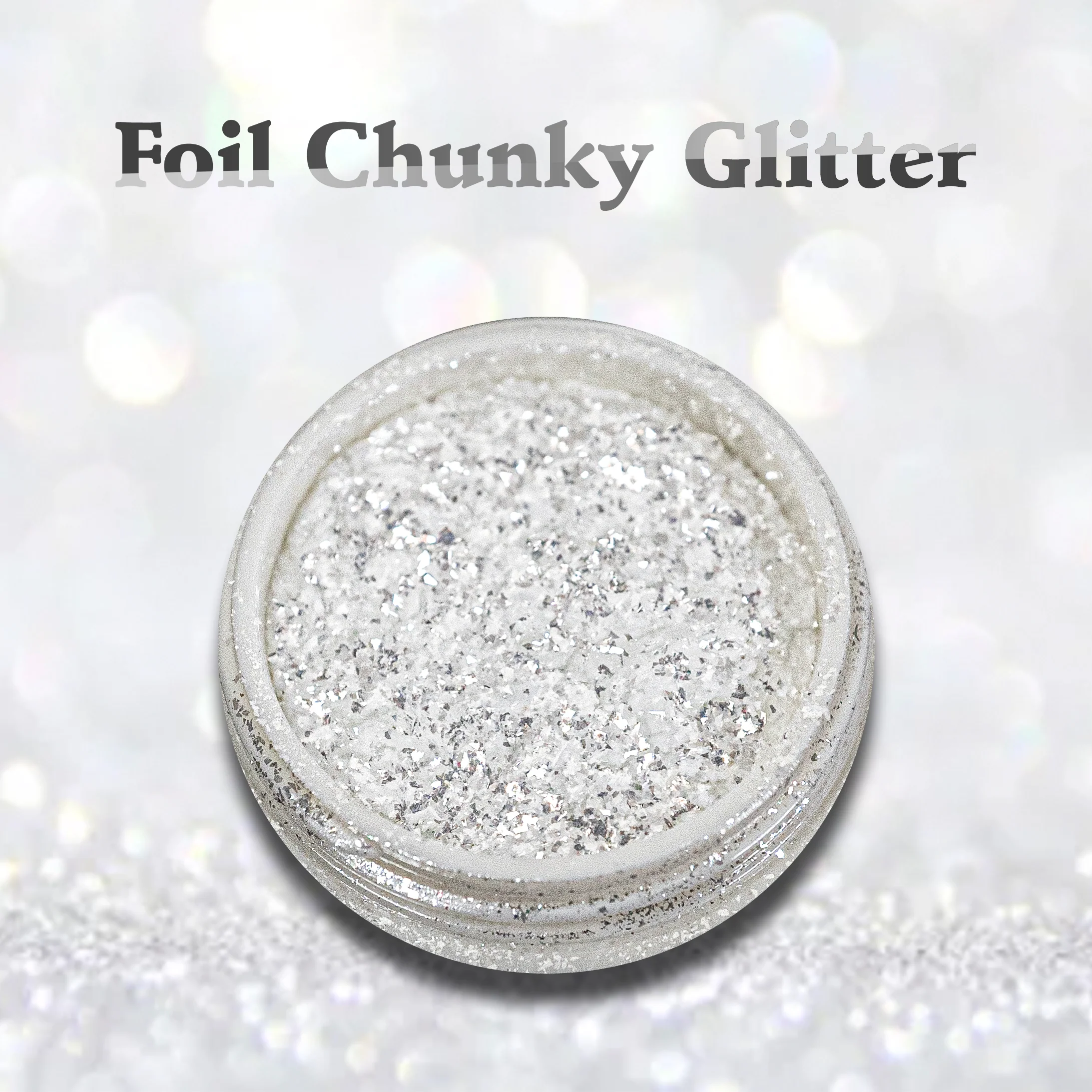 GLITTER - ALUMINUM FOIL CHUNKY GLITTER