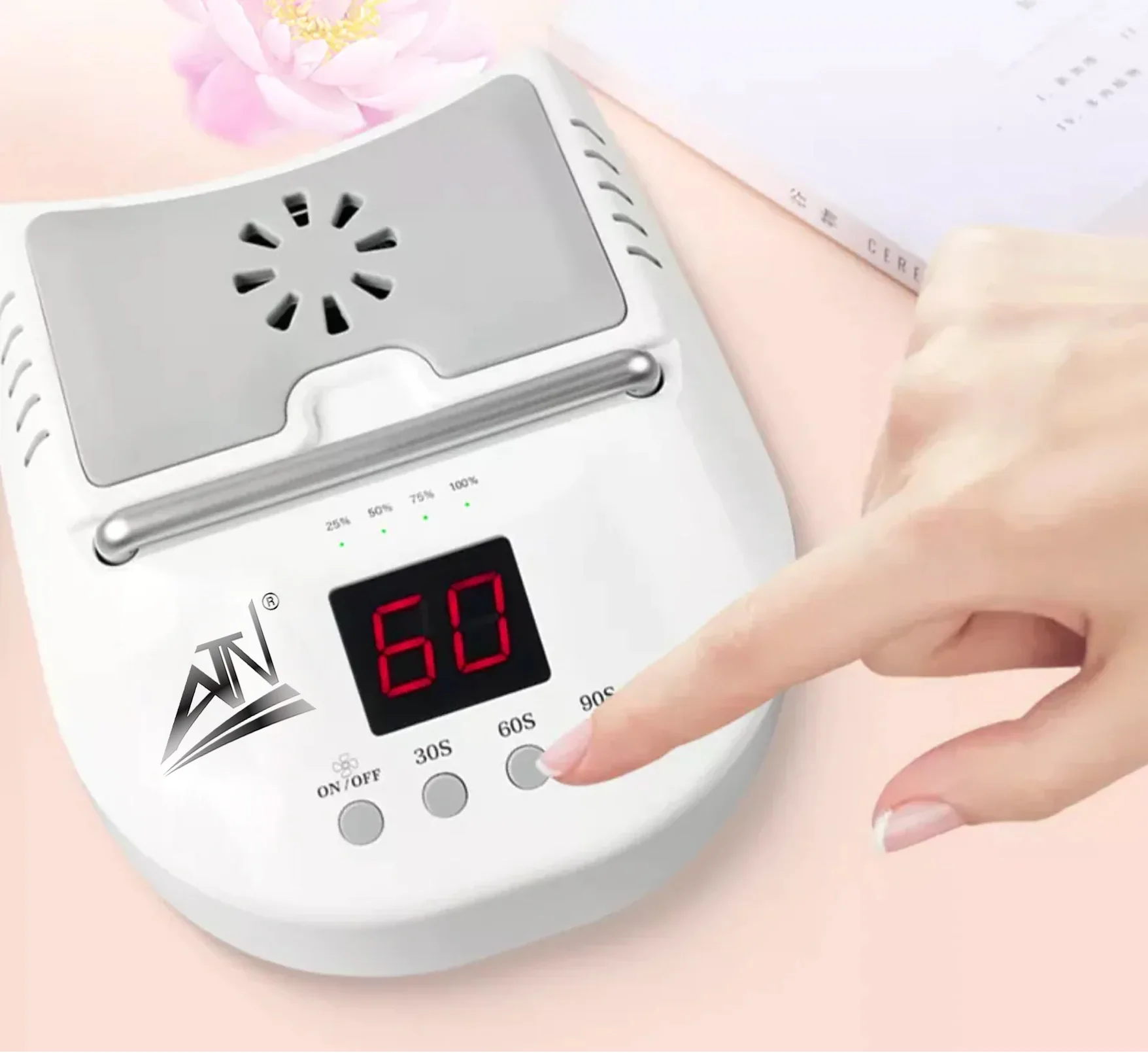 ATN 72W Cordless Rechargeable LED/UV Nail Lamp - Image 5