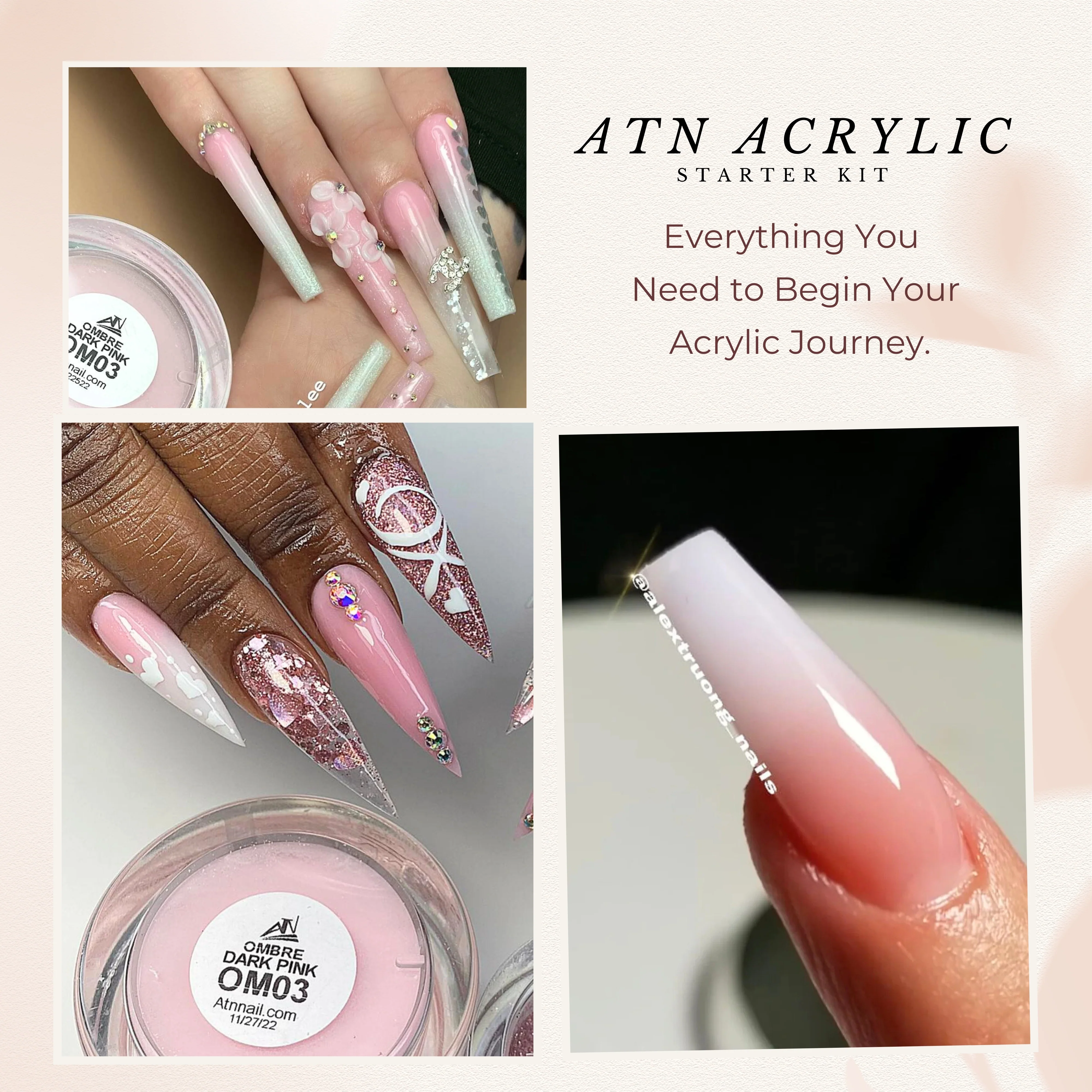 ATN Kit #3 - Acrylic Starter Kit – Perfect for Beginner Nail Techs - Image 5