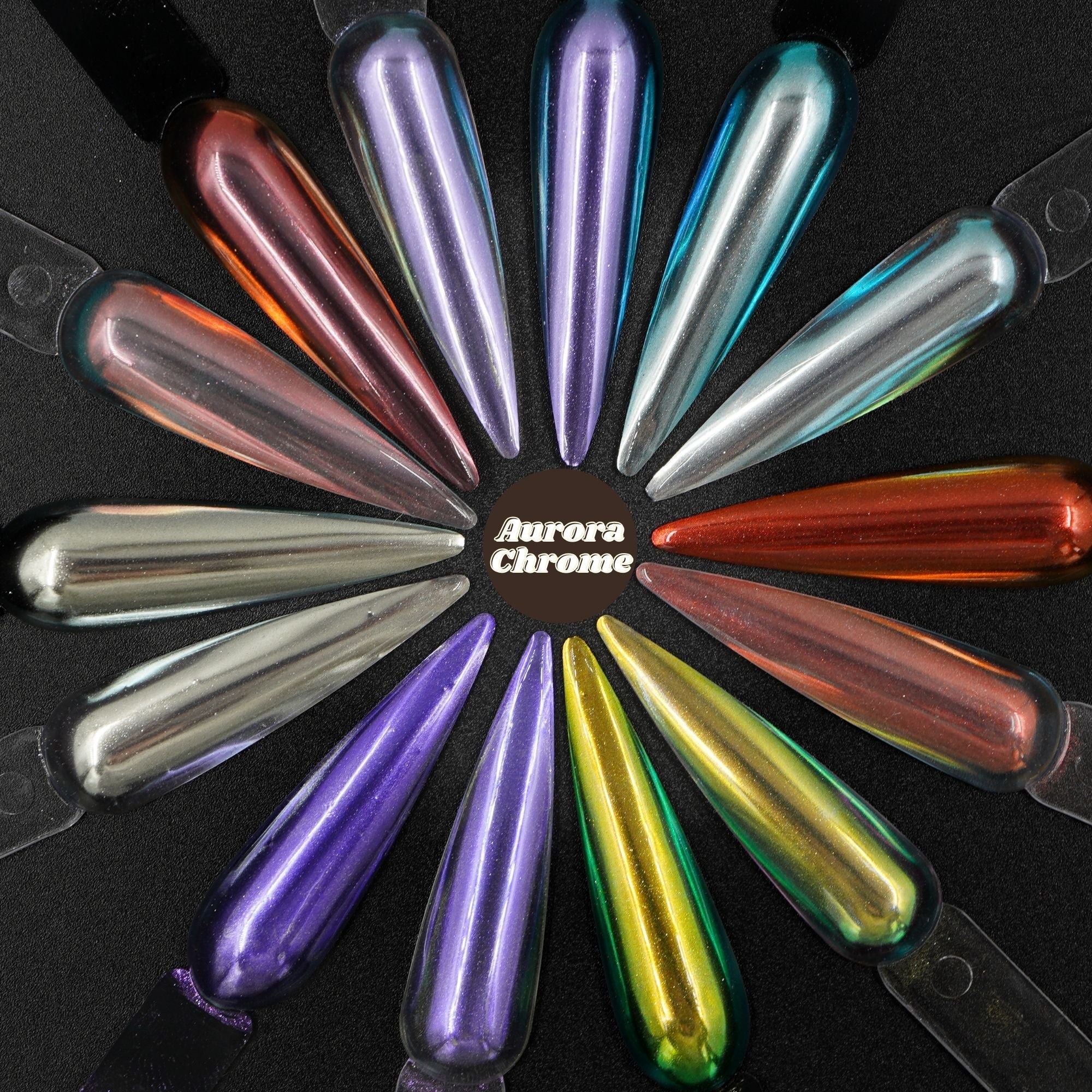 Aurora Chrome 0.9gr - Set 7 Colors - Image 3