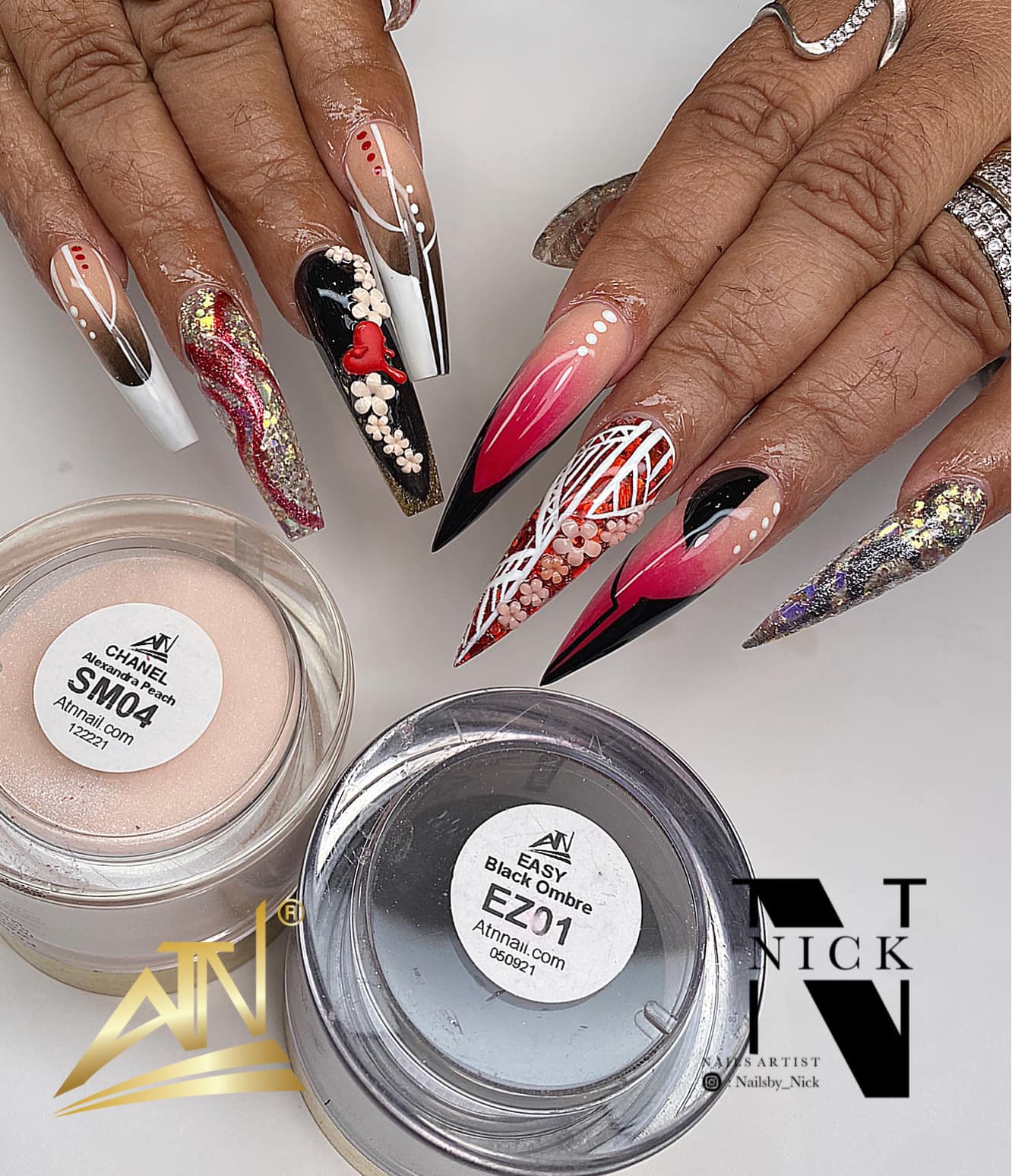 Channel Luxury Acrylic Powder - Set SM 18 Colors - Image 92