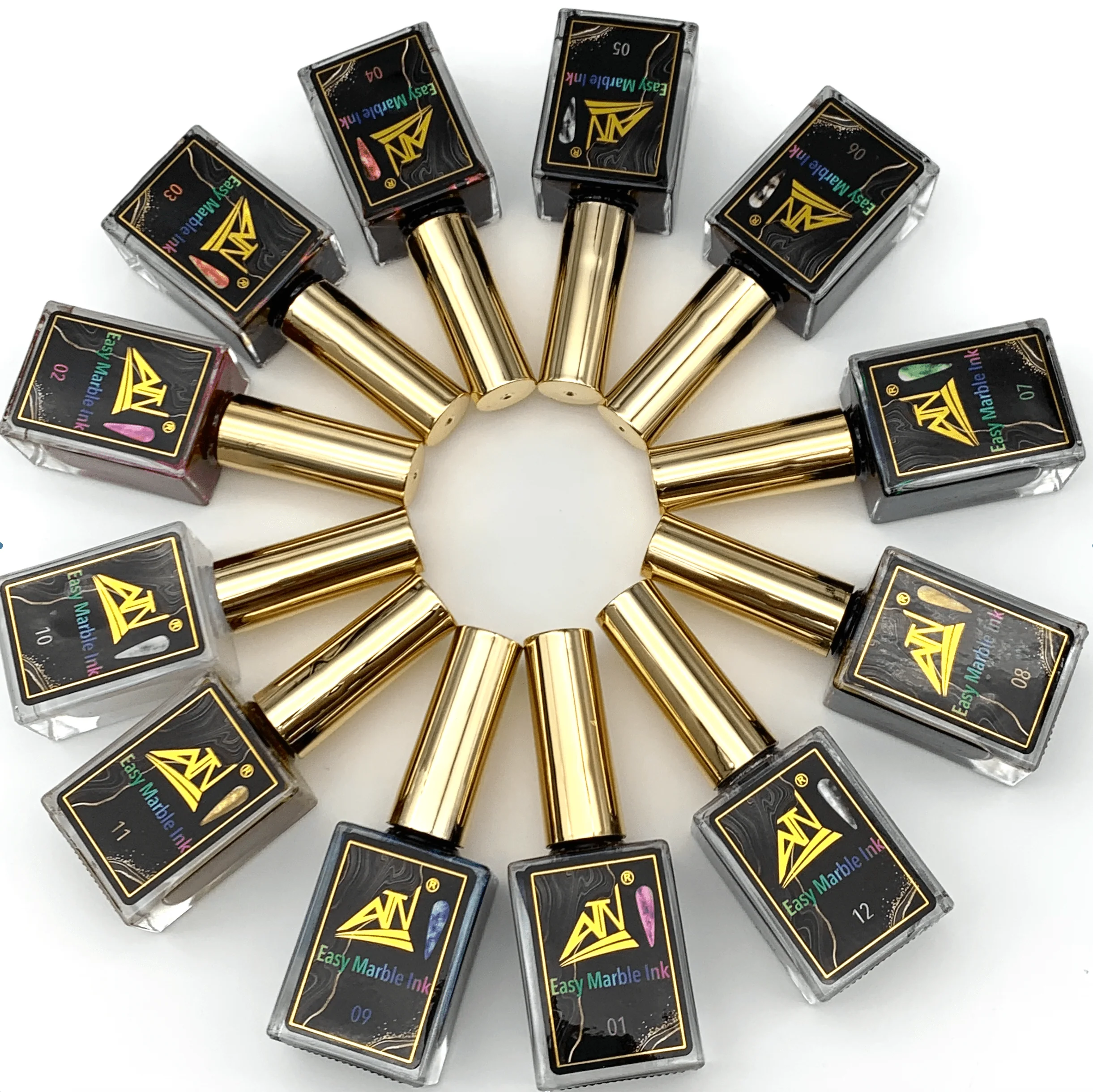 ATN Marble Ink - 12 Colors - Image 2