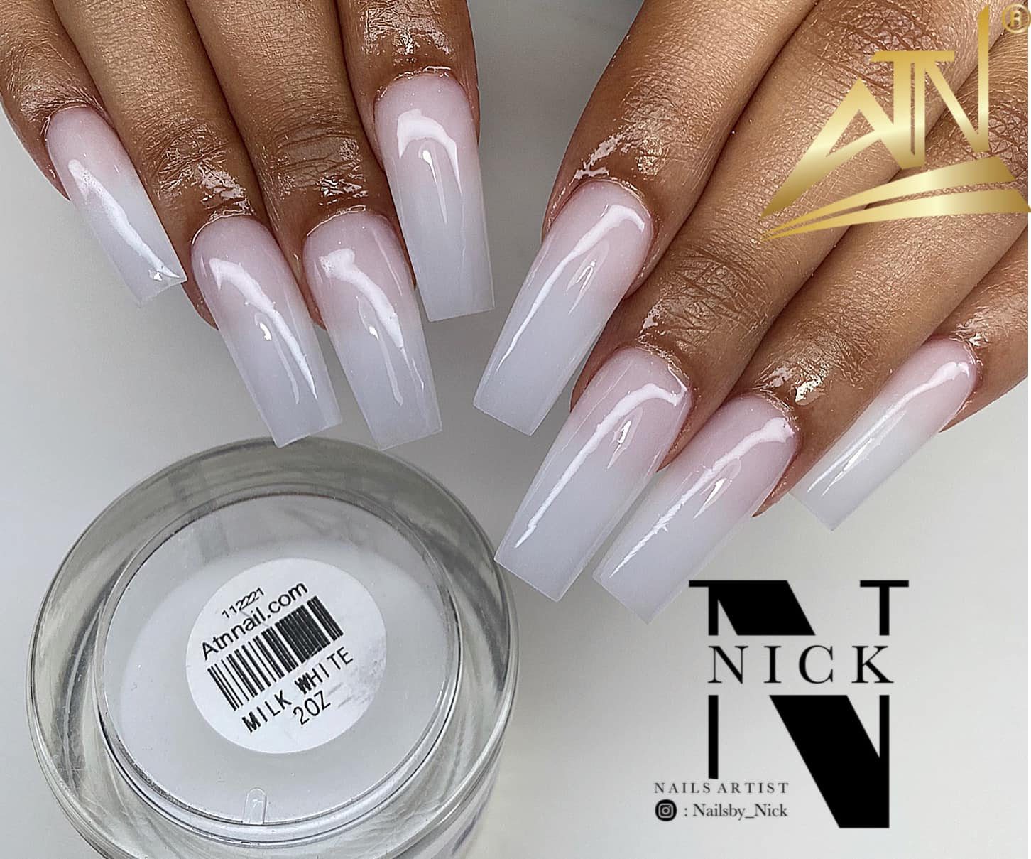 Milk White Acrylic Powder - Image 18