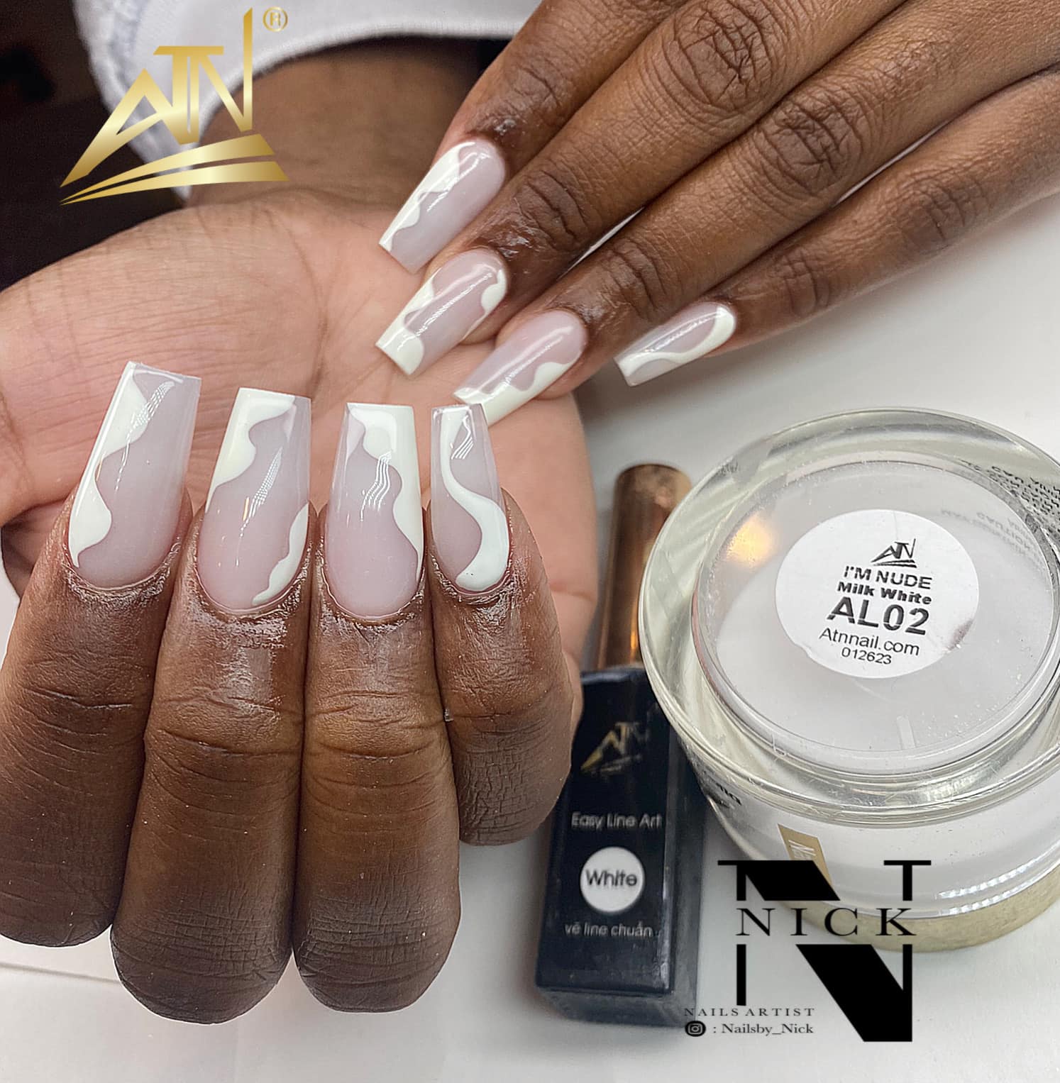 Milk White Acrylic Powder - Image 20