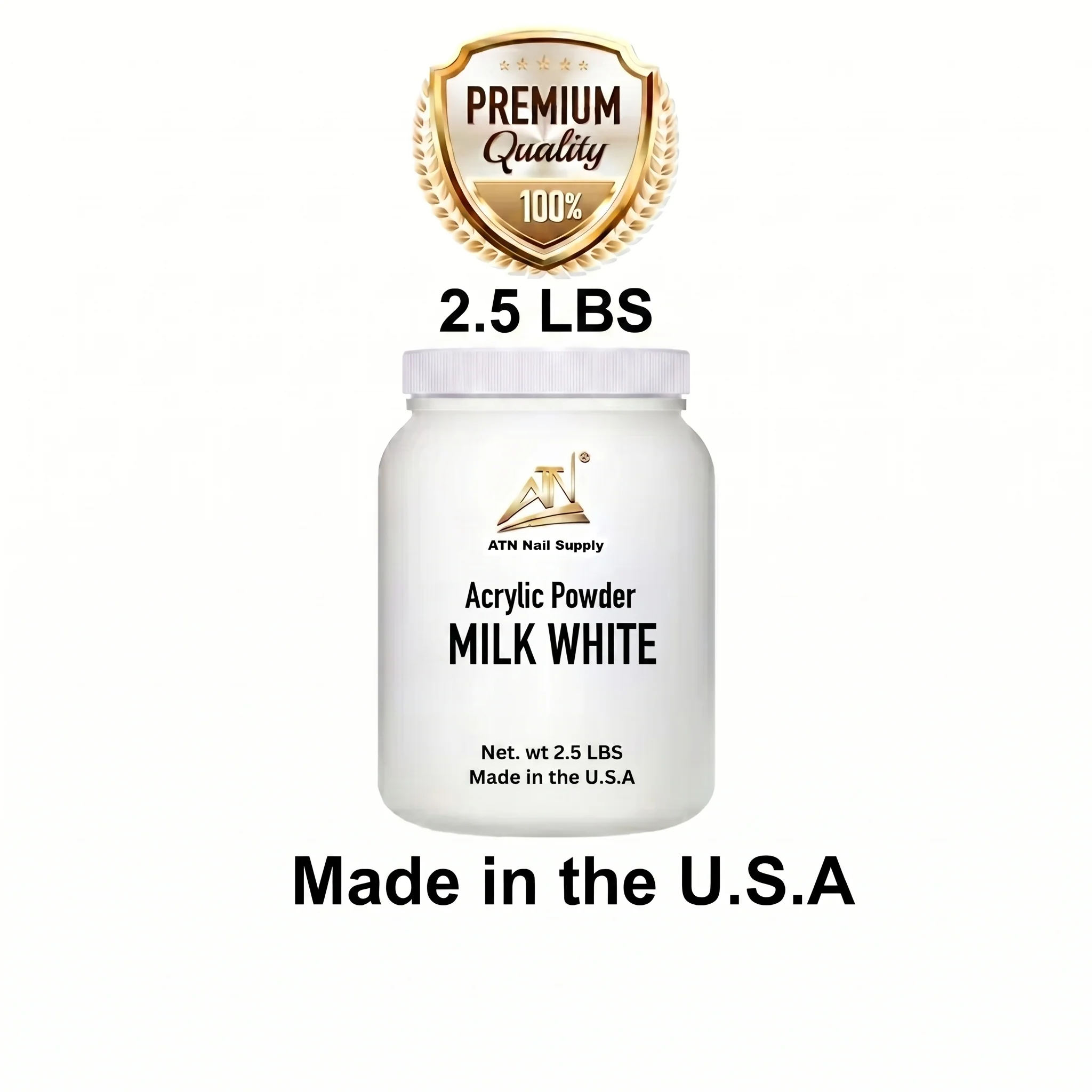 Milk White Acrylic Powder - Image 5