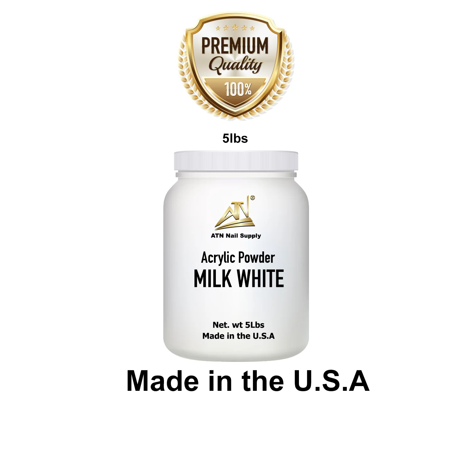 Milk White Acrylic Powder - Image 6