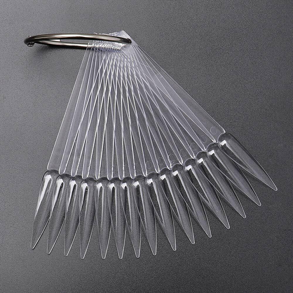 Stiletto Ring Nail Tips, 50pcs - Image 3