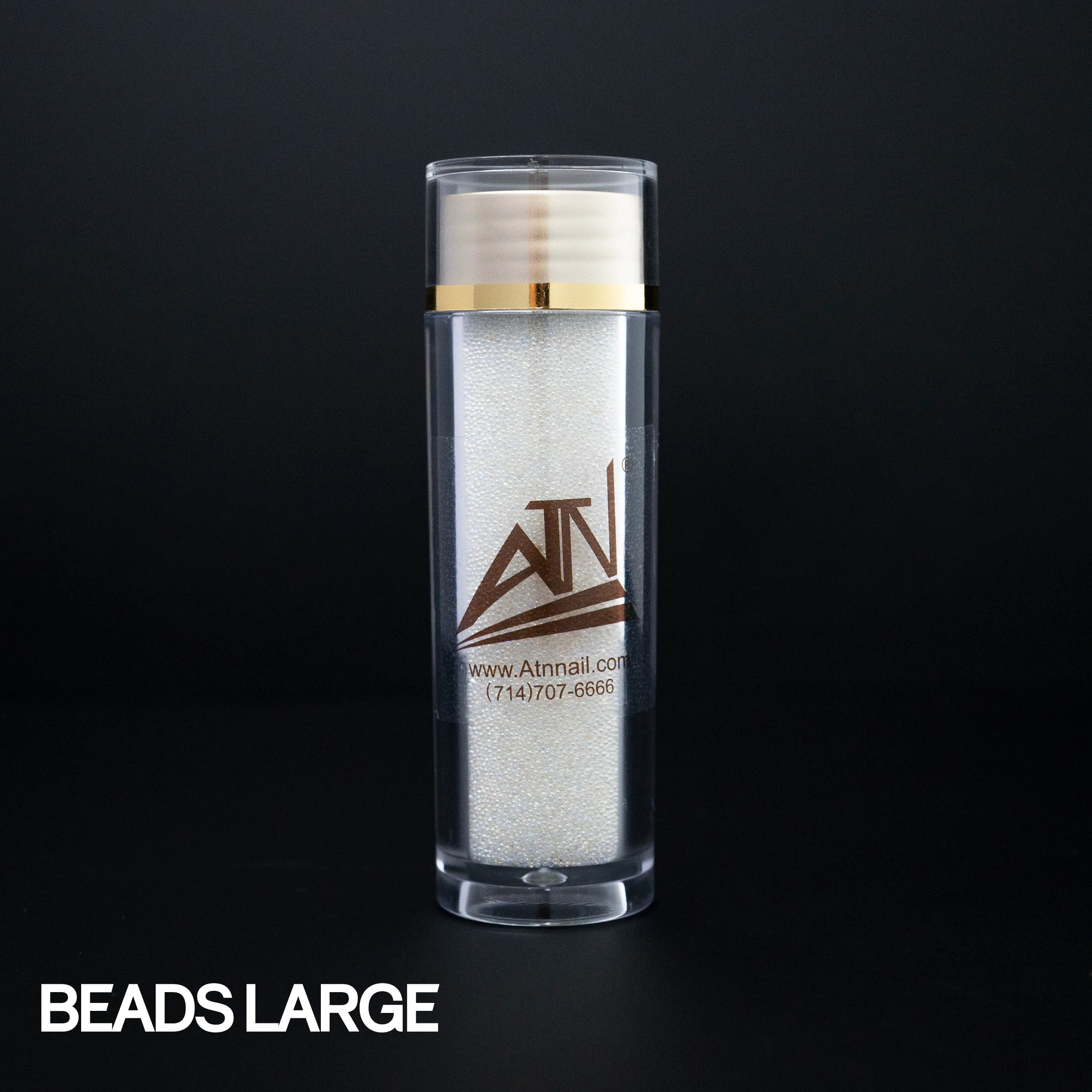 NAIL DECORATION - BEADS - AB RAINBOW - 0.8mm - Image 6