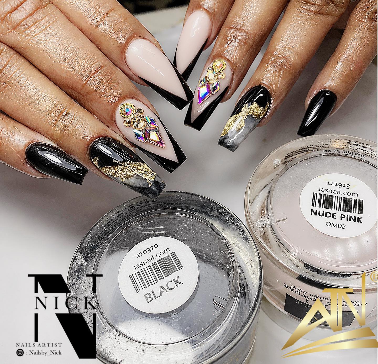 Super Black Acrylic Powder - Image 9