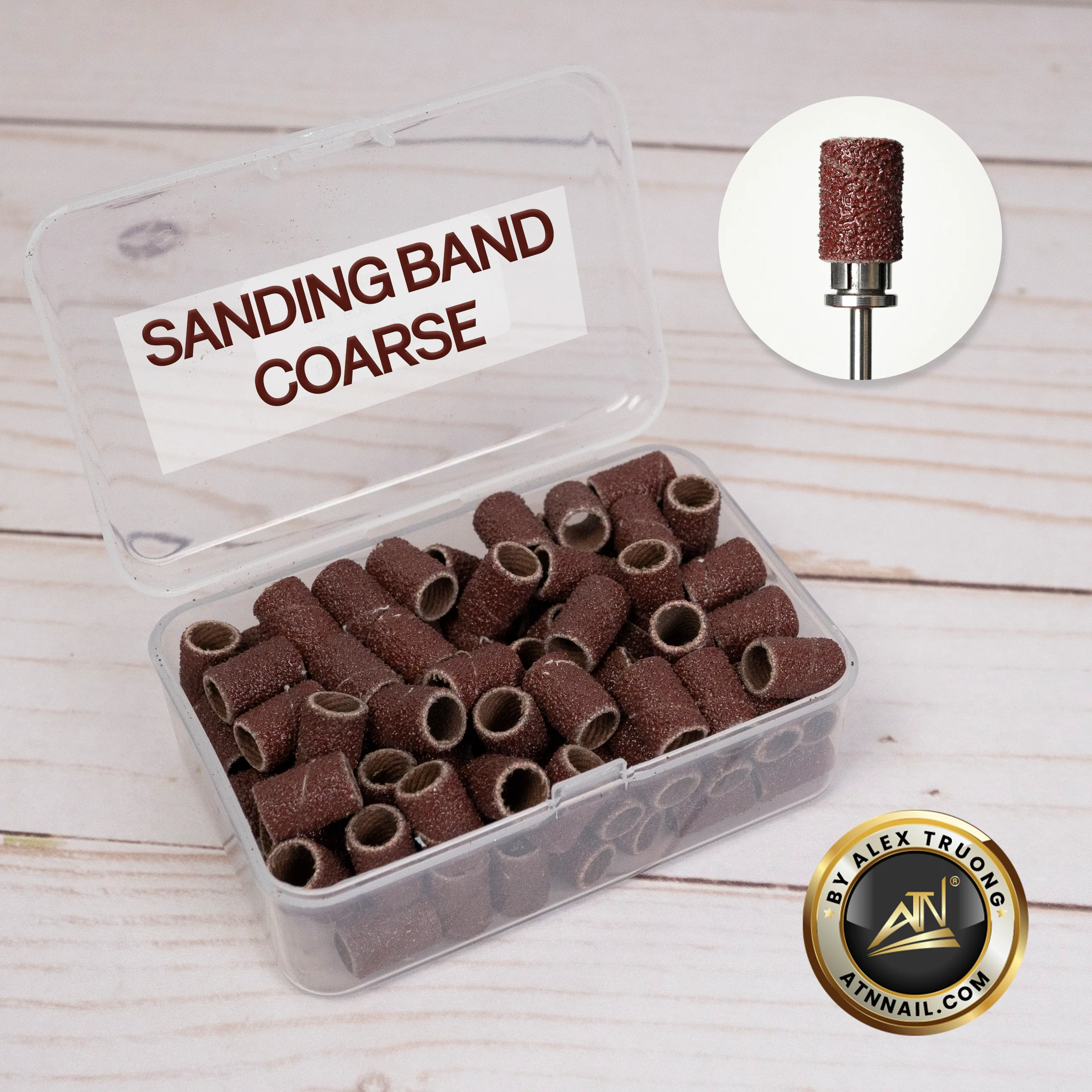 Brown Sanding Band - 3 size | 100 Pcs - Image 2
