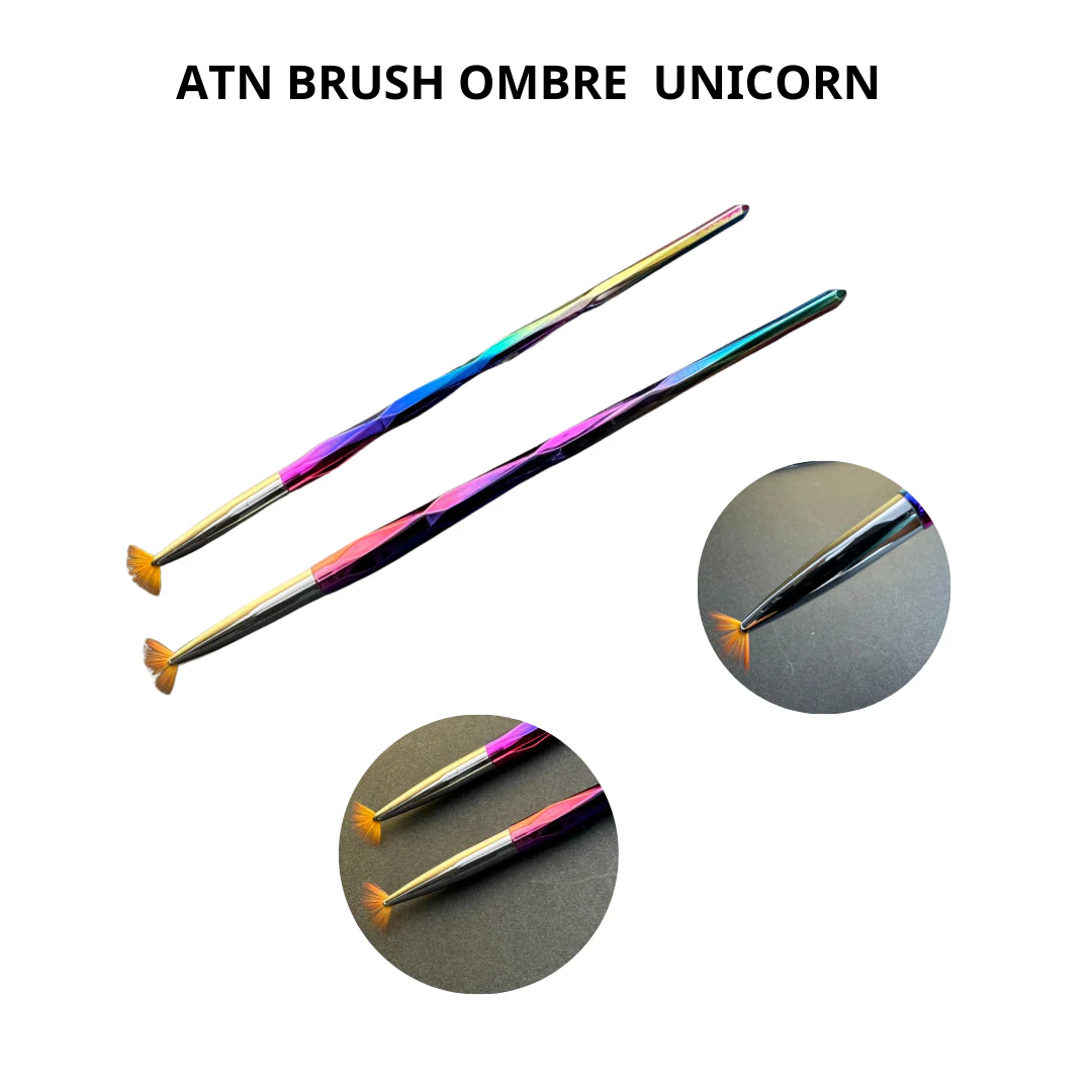 BRUSH | CỌ RẮC KIM TUYẾN _ VẼ OMBRE | UNICORN
