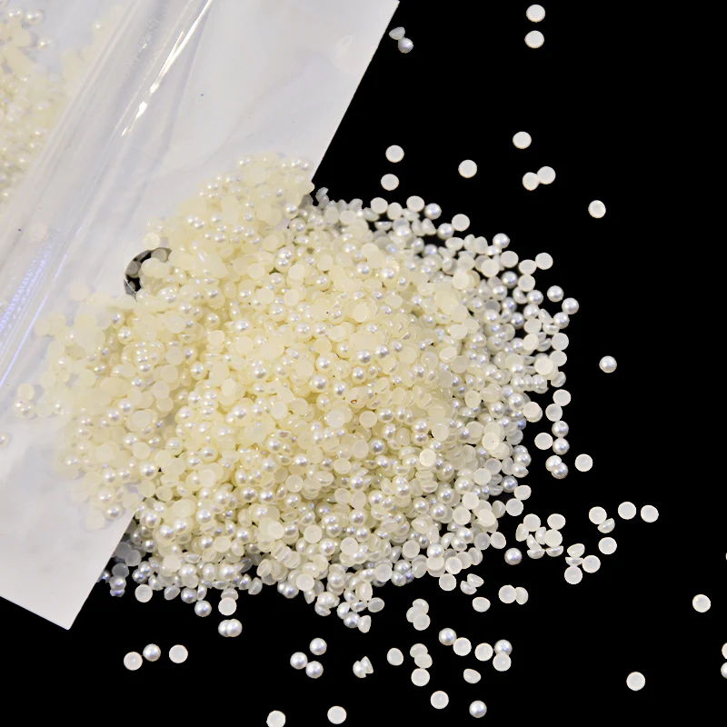 Flatback Pearl Beads | 2-3-4-5-6mm - Image 2