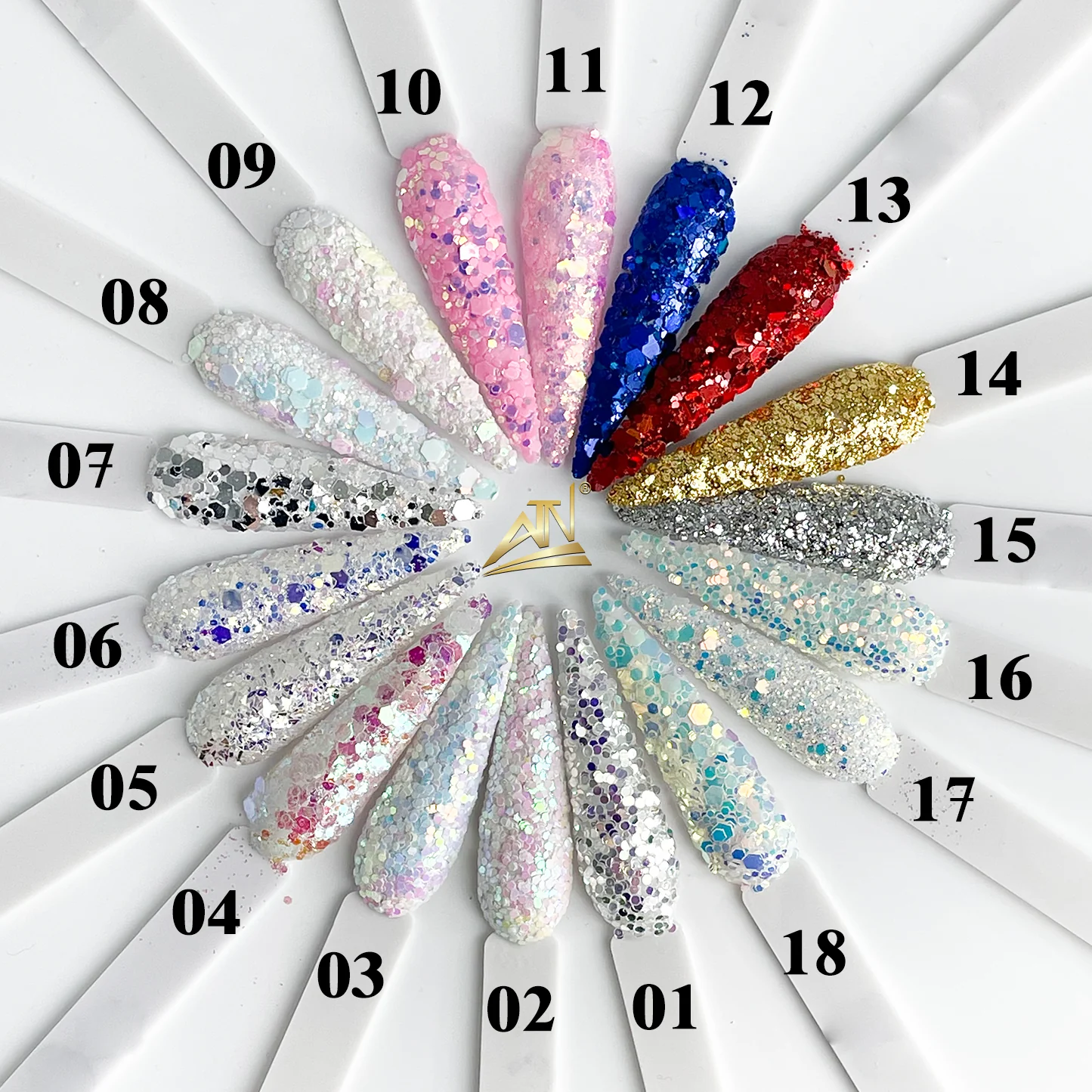 Gleam Glitter Collection 1/2 oz - GL 18 Colors - Image 2