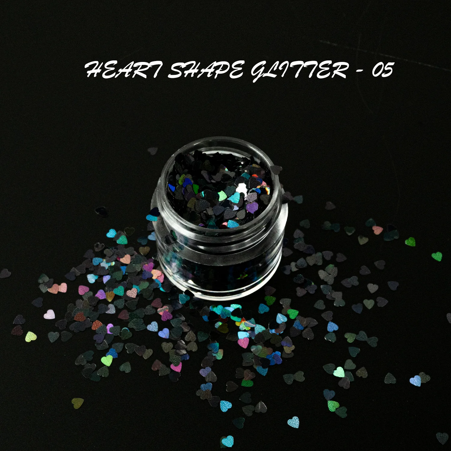 GLITTER - HEART SHAPE | 16 COLORS - 0.5 OZ - Image 6