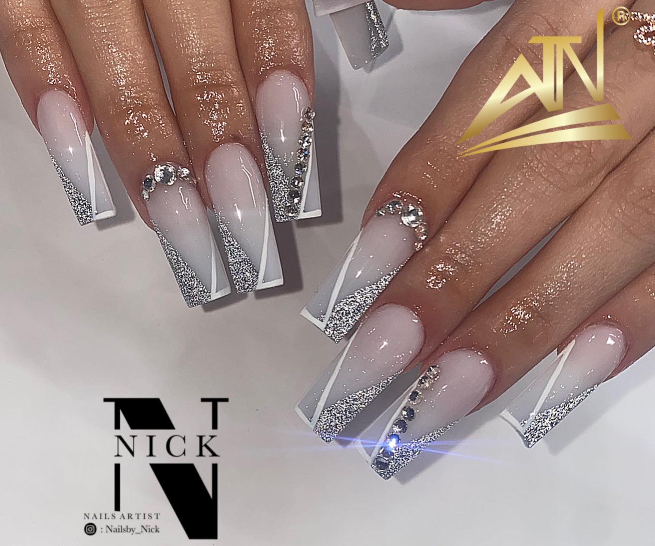 ATN Flash Diamond Glitter Gel - Set 18 Colors - Image 25