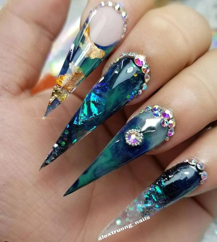 Lace Nails Art Designs - Lưới Design - Image 7