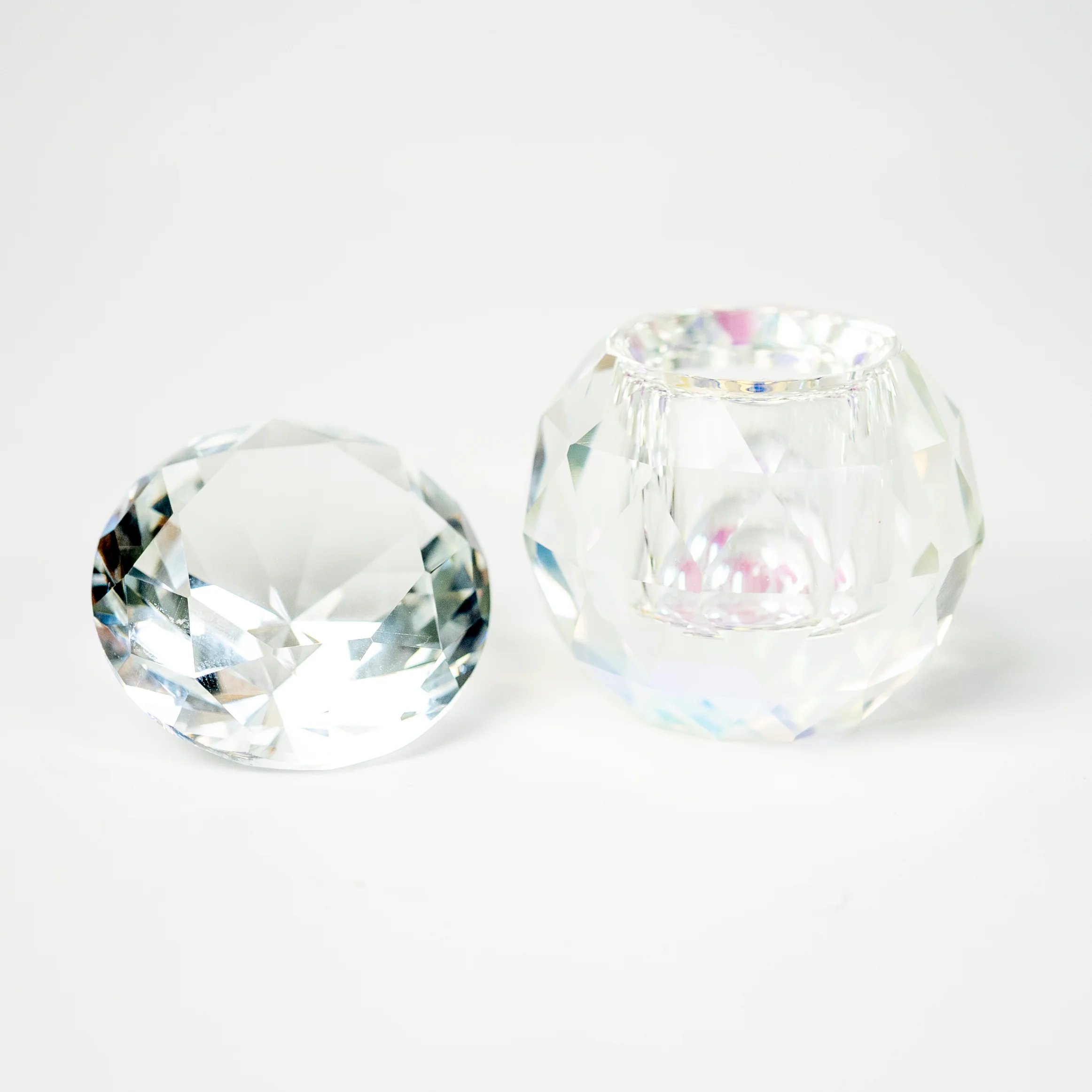 CRYSTAL LIQUID JAR - DIAMOND LID | 2 Colors - Image 6