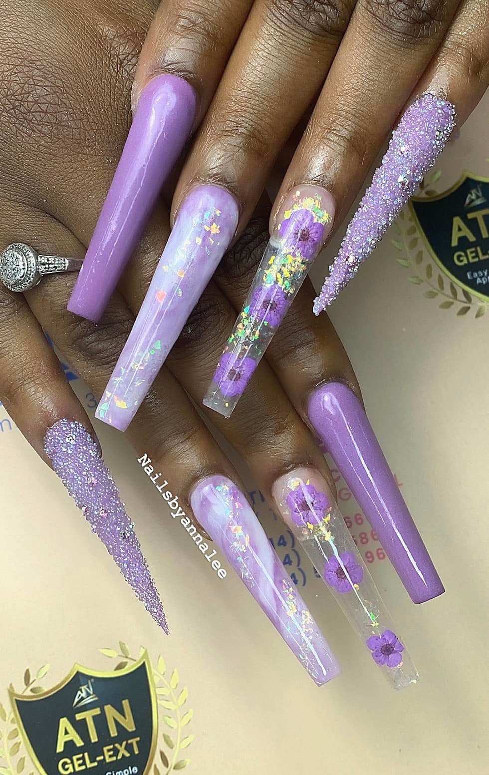 HOA KHÔ - DRY FLOWERS NAIL DESIGN | Pack 10 Mix - Image 10