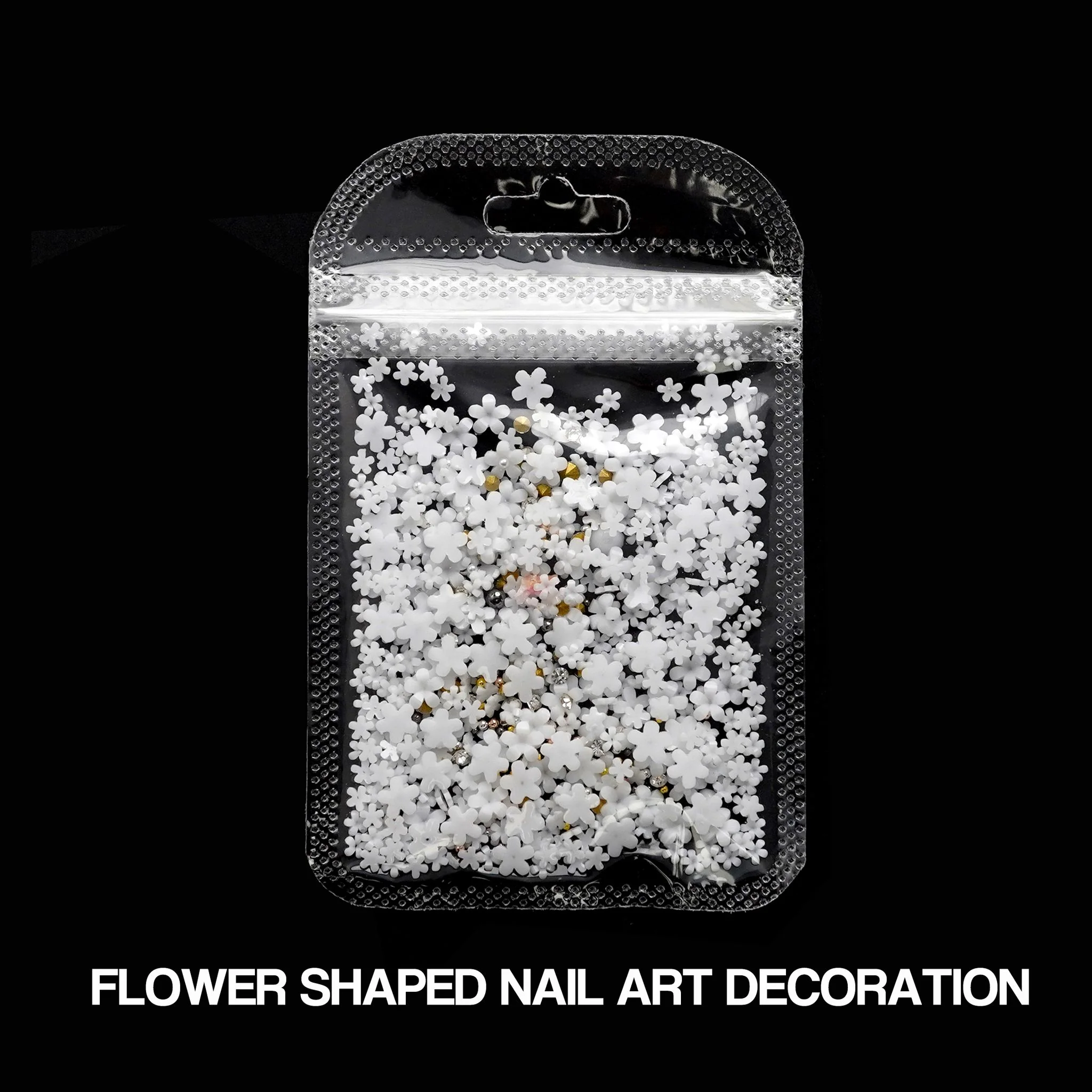 NAIL DECORATION - MULTI COLORS FLOWER SHAPED - Image 12