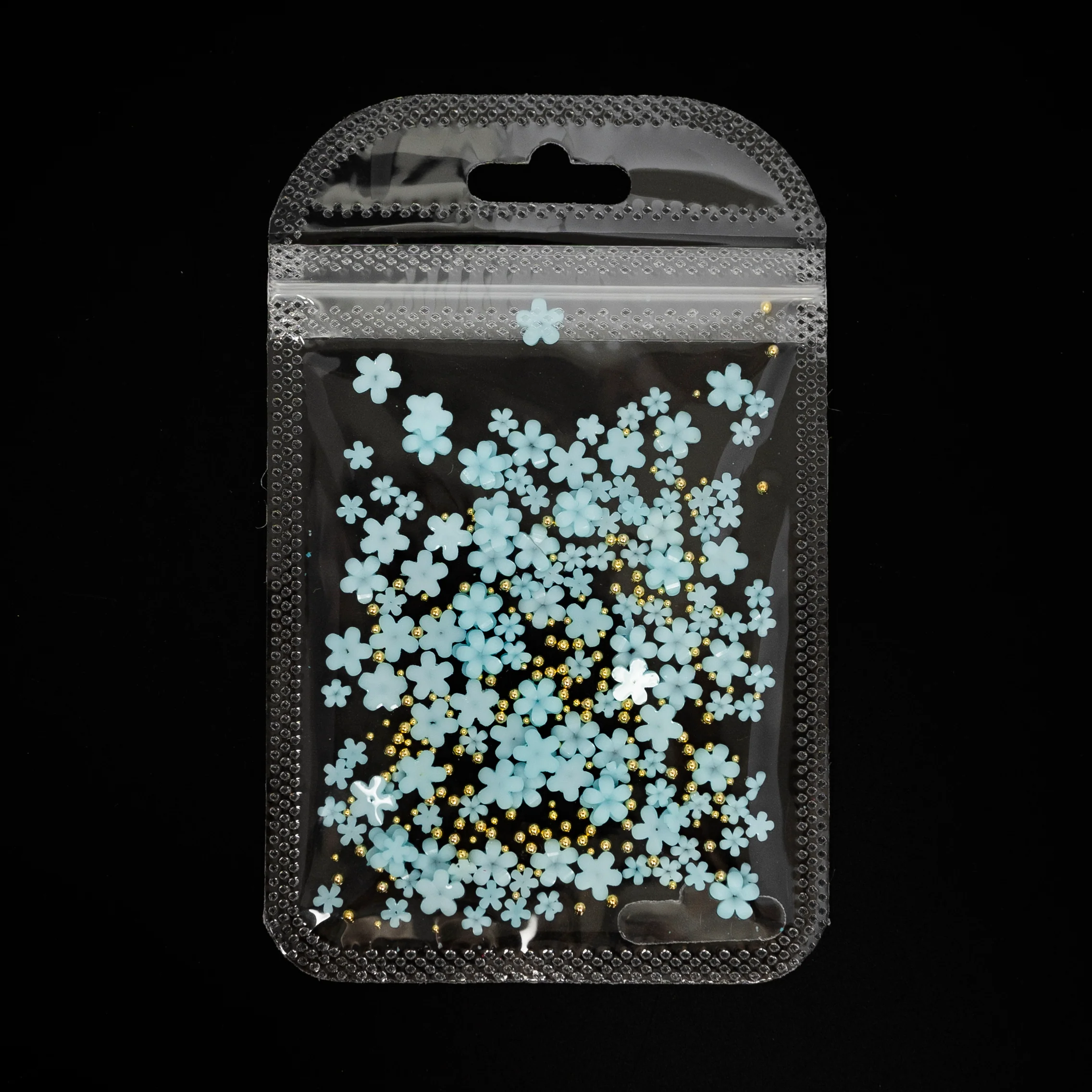 NAIL DECORATION - MULTI COLORS FLOWER SHAPED - Image 6