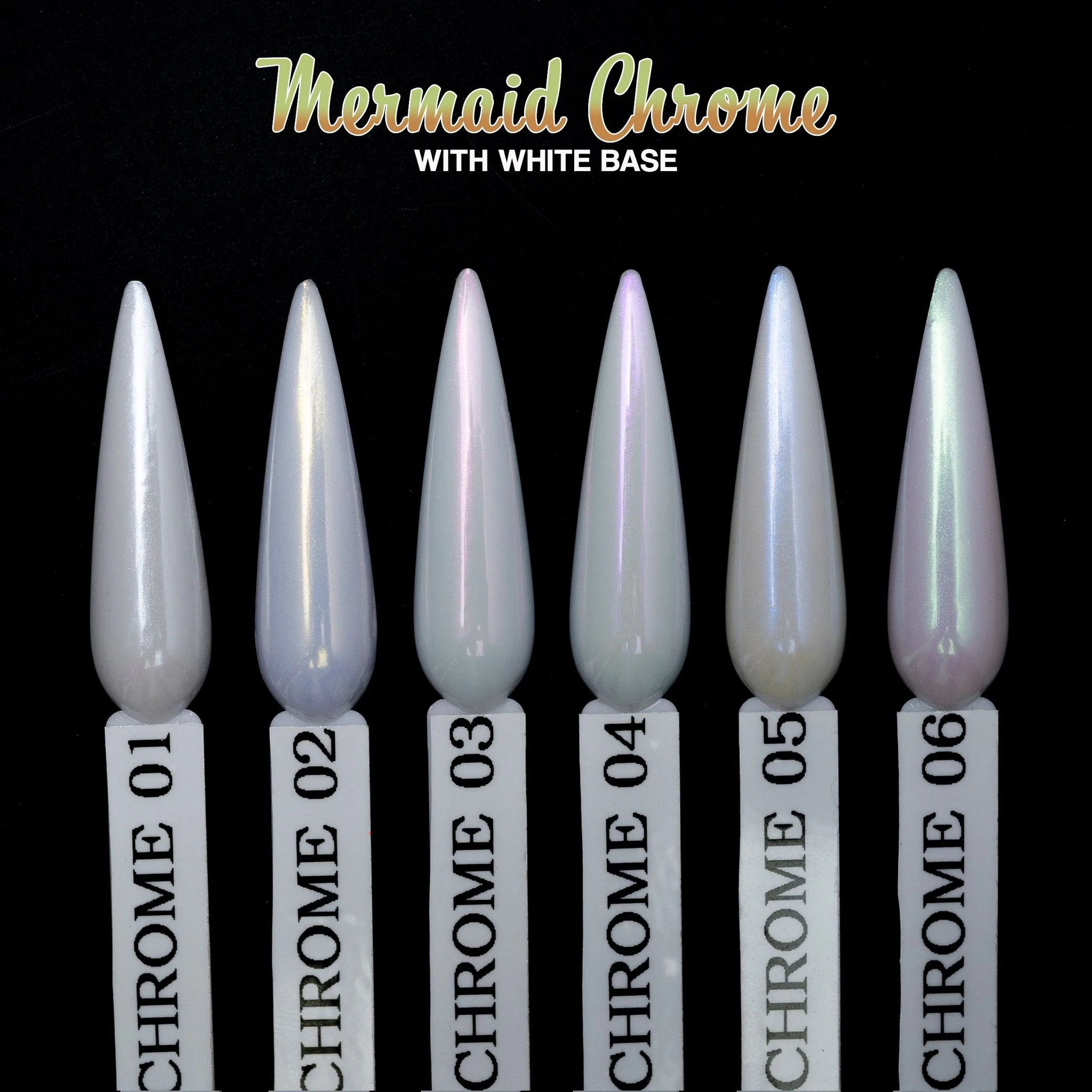 Mermaid Chrome 0.9gr - Set 6 Colors - Image 8