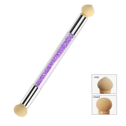 Ombre Nail Brush Double Head + 4 Sponge Head - Image 6