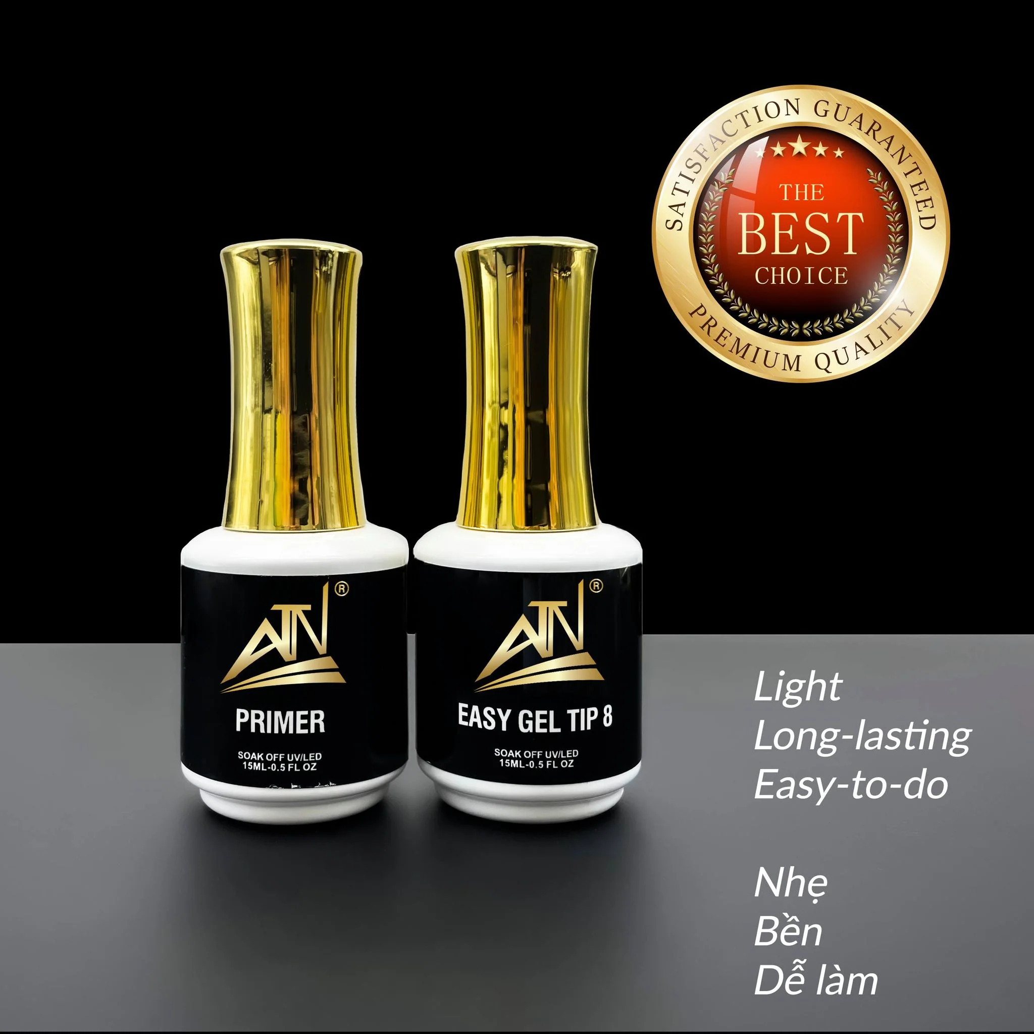 Primer + Easy Gel X Tip 8 - Base Gel Làm Móng Úp - Image 2