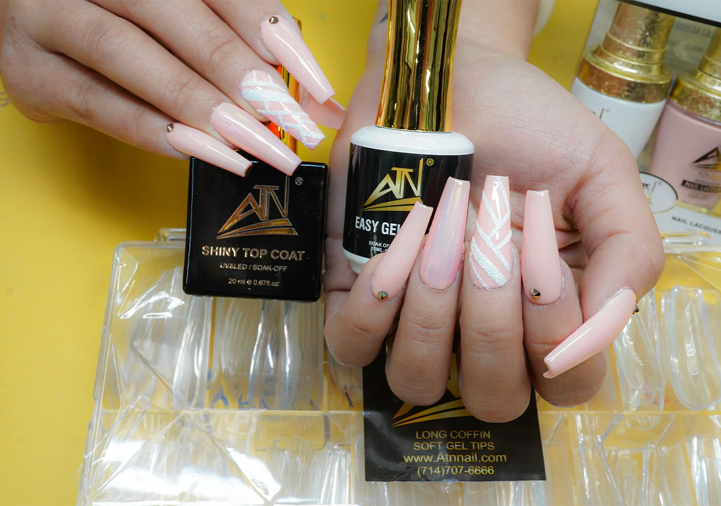 Primer + Easy Gel X Tip 8 - Base Gel Làm Móng Úp - Image 3