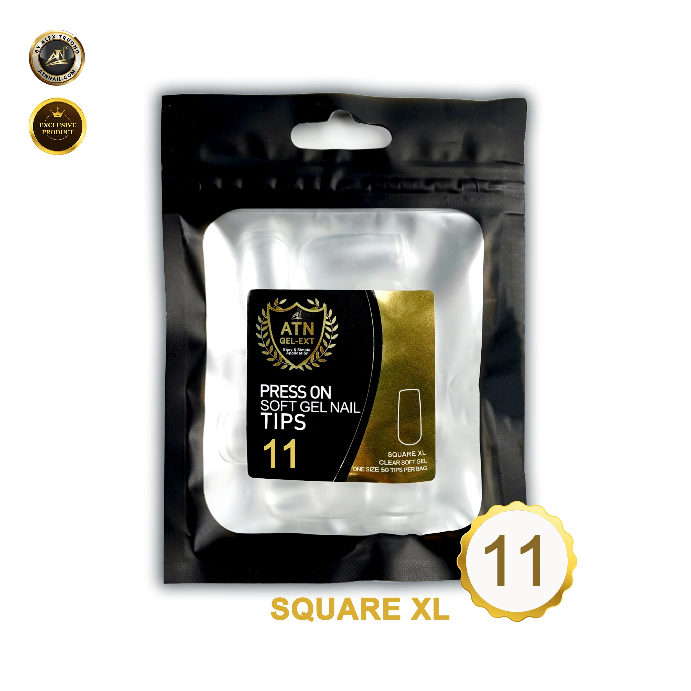 Gel X Tips - Square XL | Bag 50pcs - Image 12