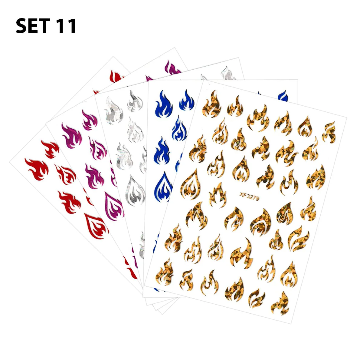 STICKER - FIRE | SET 5 PCS - Image 2