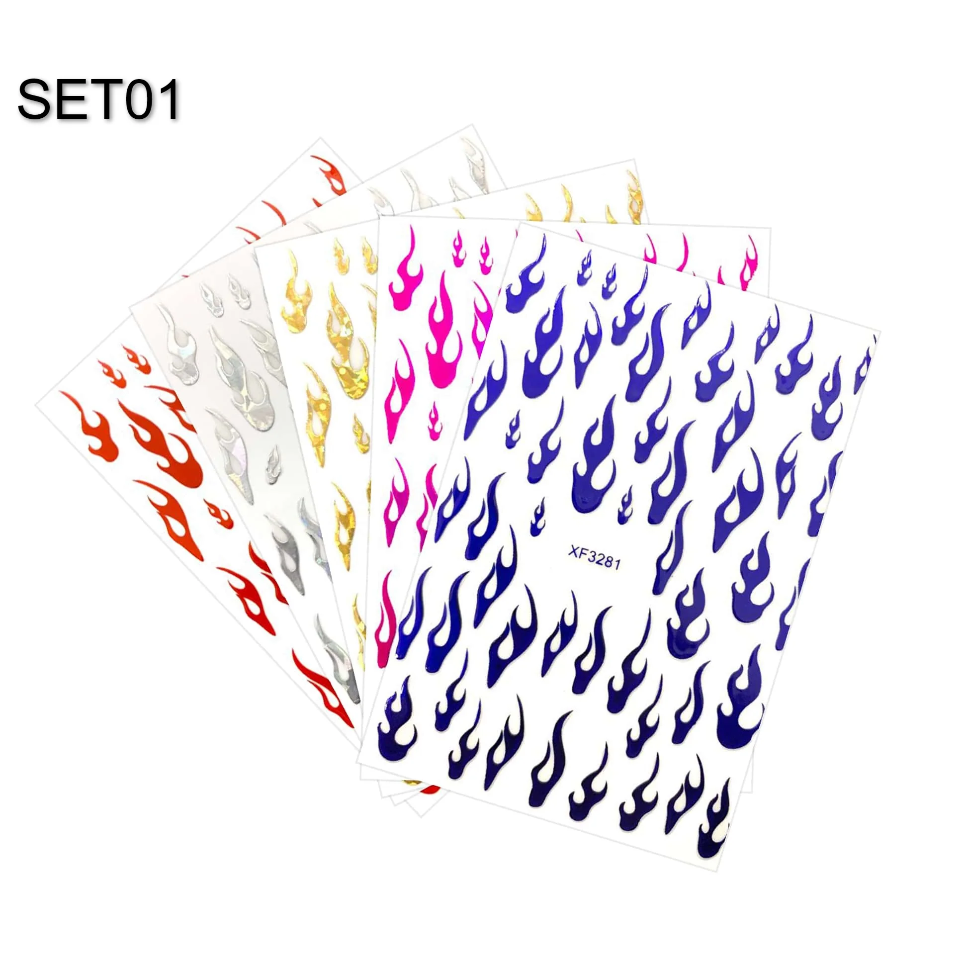 STICKER - FIRE | SET 5 PCS - Image 3