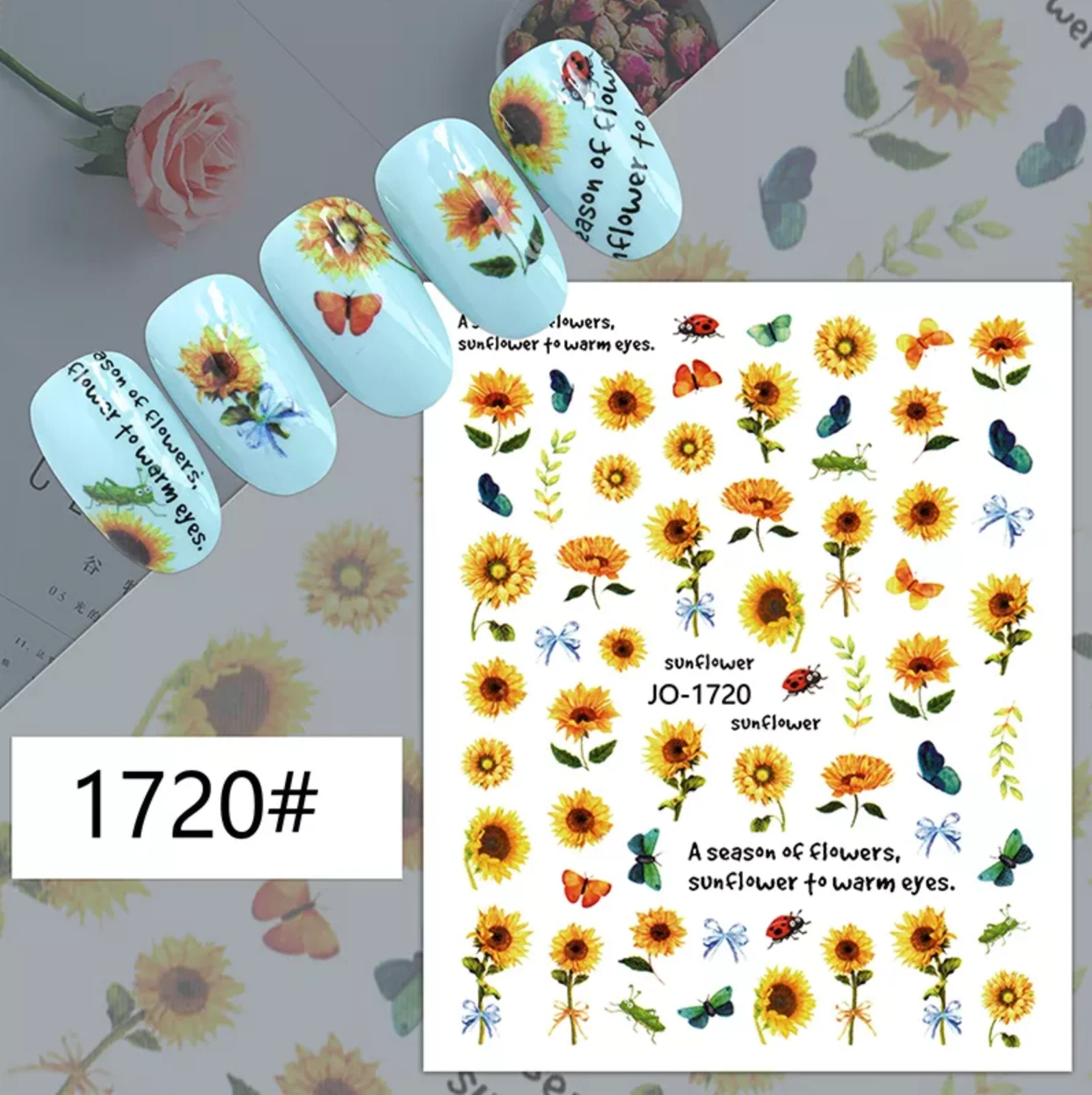 STICKER - SUNFLOWER | SET 5 PCS - Image 6