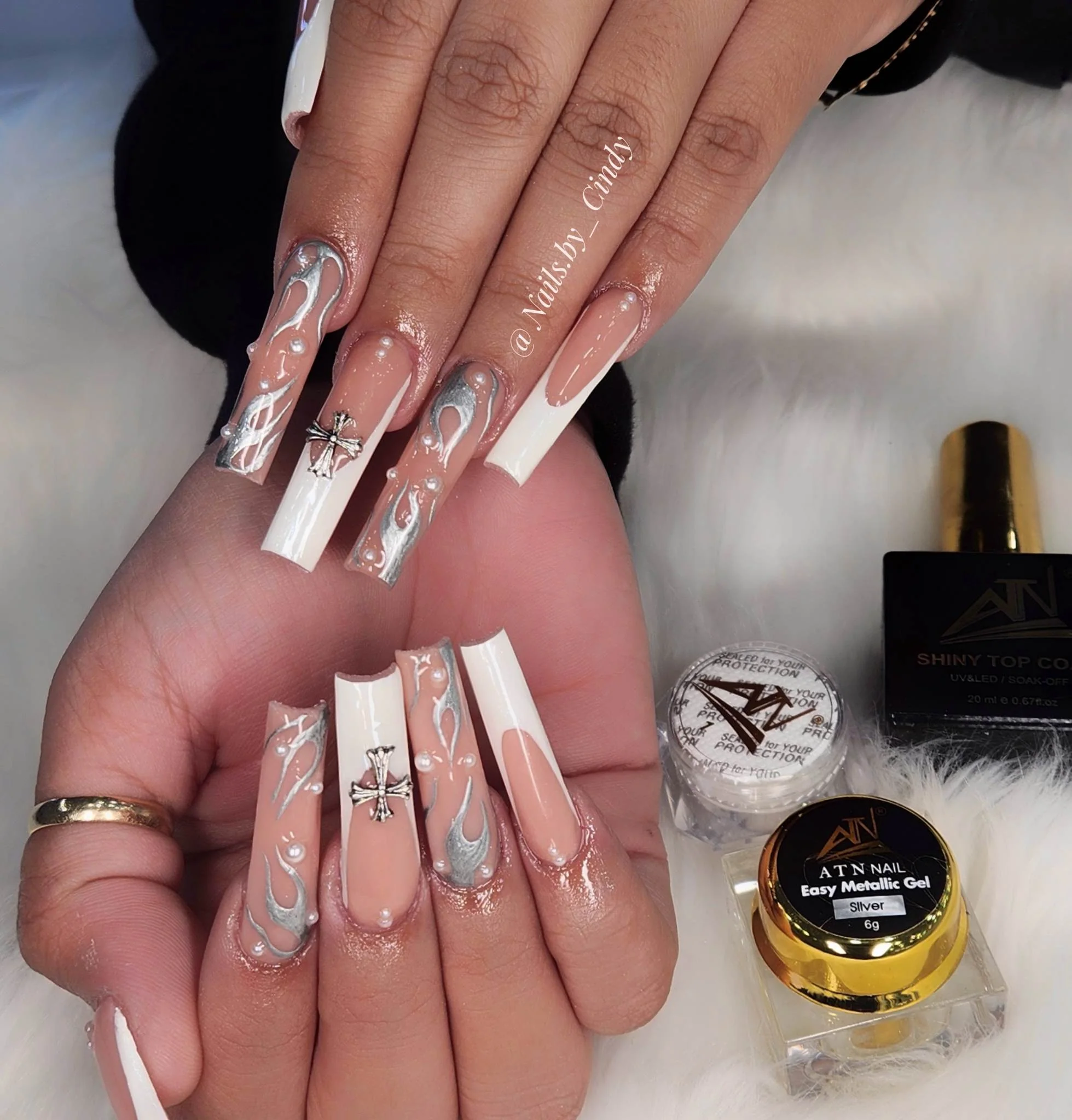 ATN Easy Metalic Gel - Silver 6g - Image 4