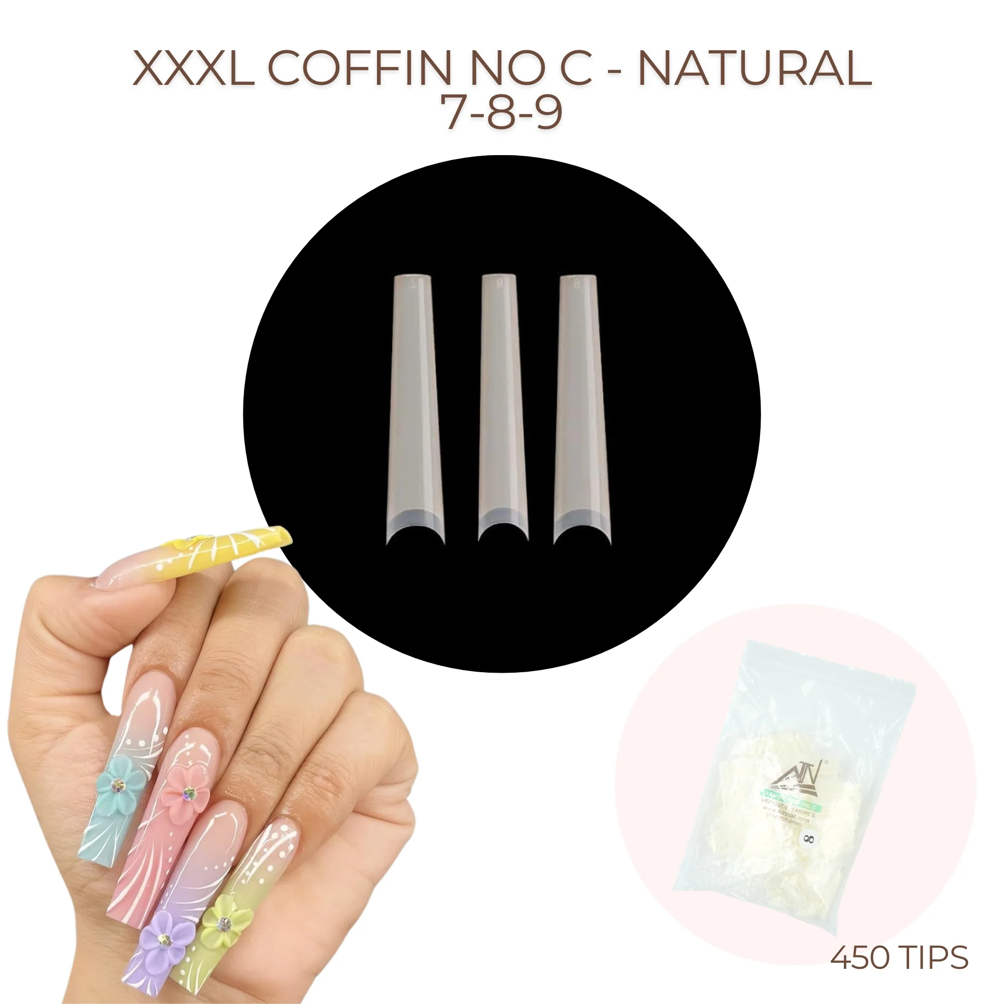 TIPS (C) CURVE -XXXL COFFIN (0-11) (BAG) - Image 3