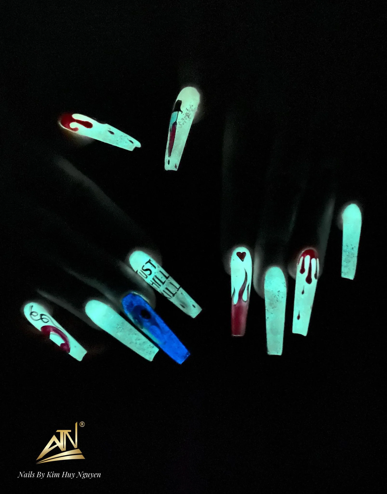Top Glow In The Dark 15ml – Green & Blue - Image 4