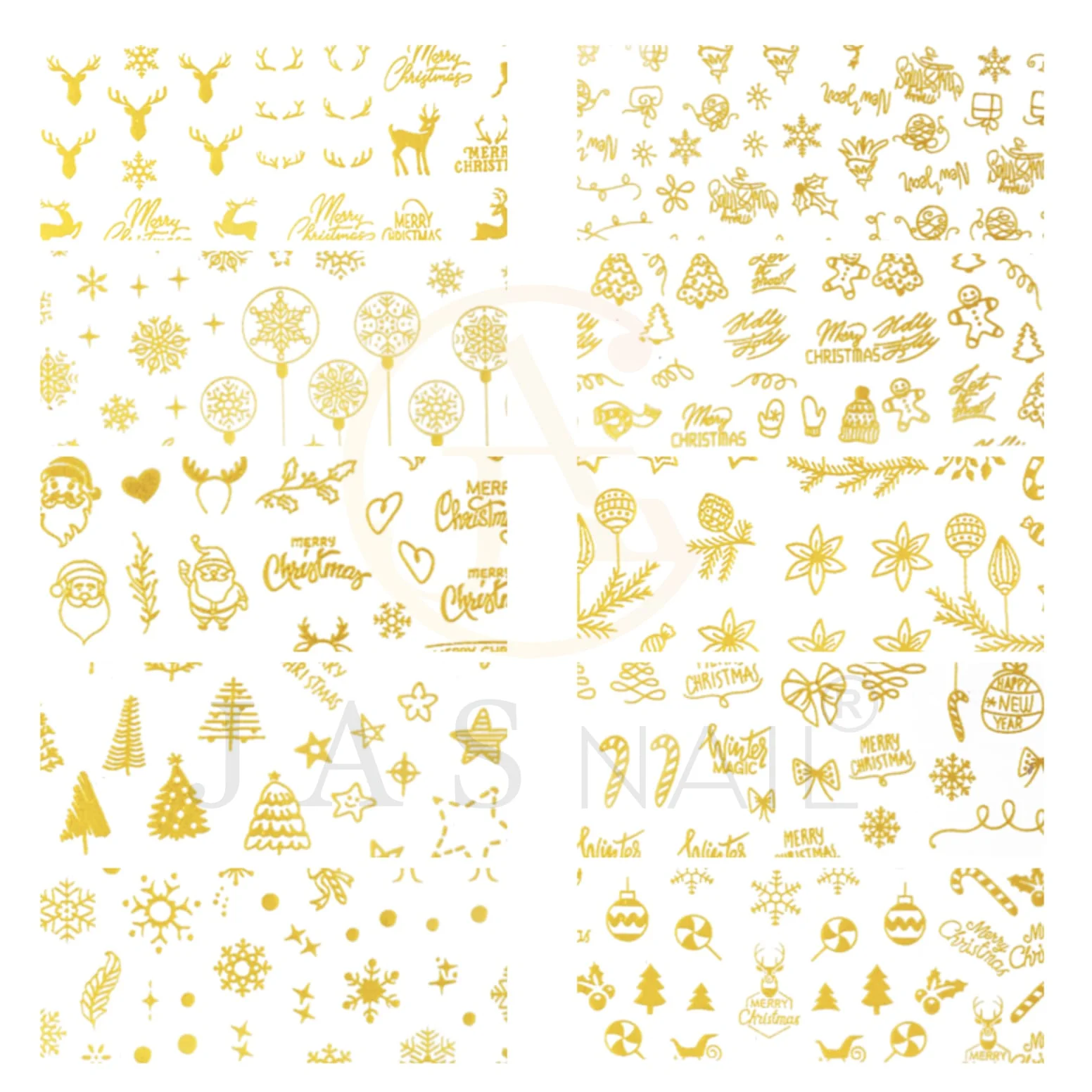 TRANSFER FOIL - CHRISTMAS GOLD | DFOTX04 - Image 2