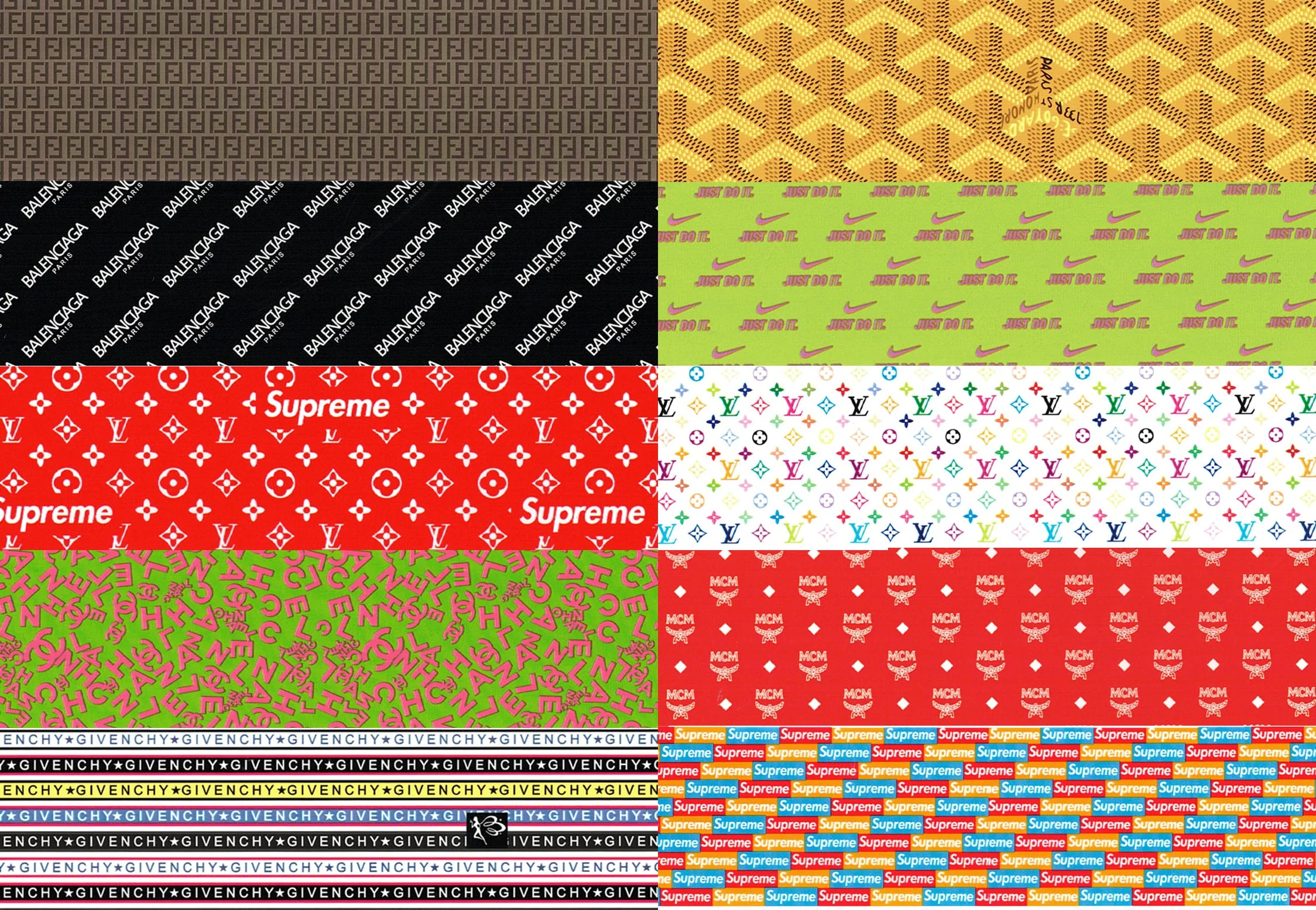 TRANSFER FOIL | MCM, BALENCIAGA, LV, SUPREME, NIKE, GIVENCHY, GUCCI | DFOTN05 - Image 2