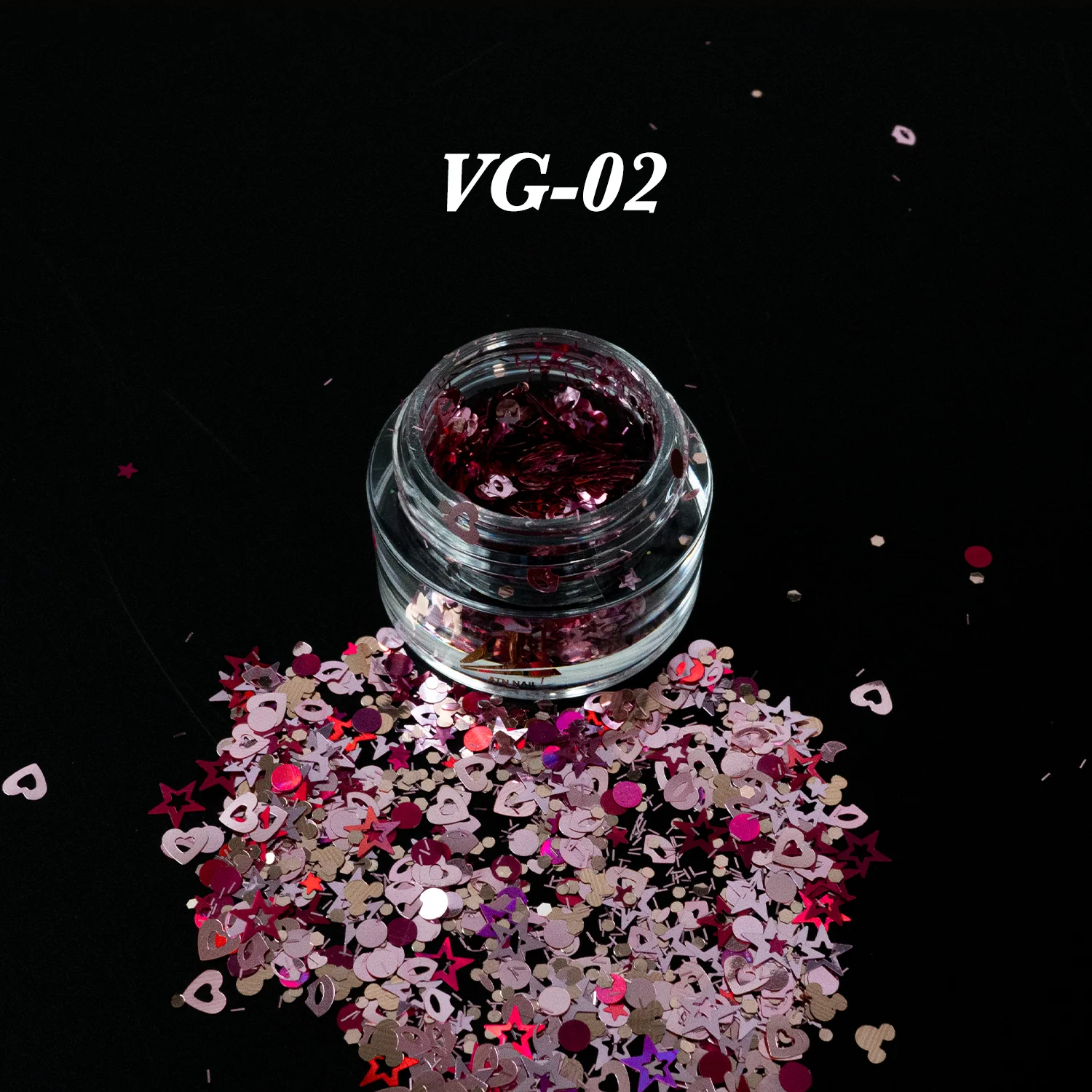 VALENTINE GLITTER- LOVELY HEART | 0.25 oz - Image 3